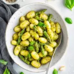 Pesto Gnocchi with Asparagus