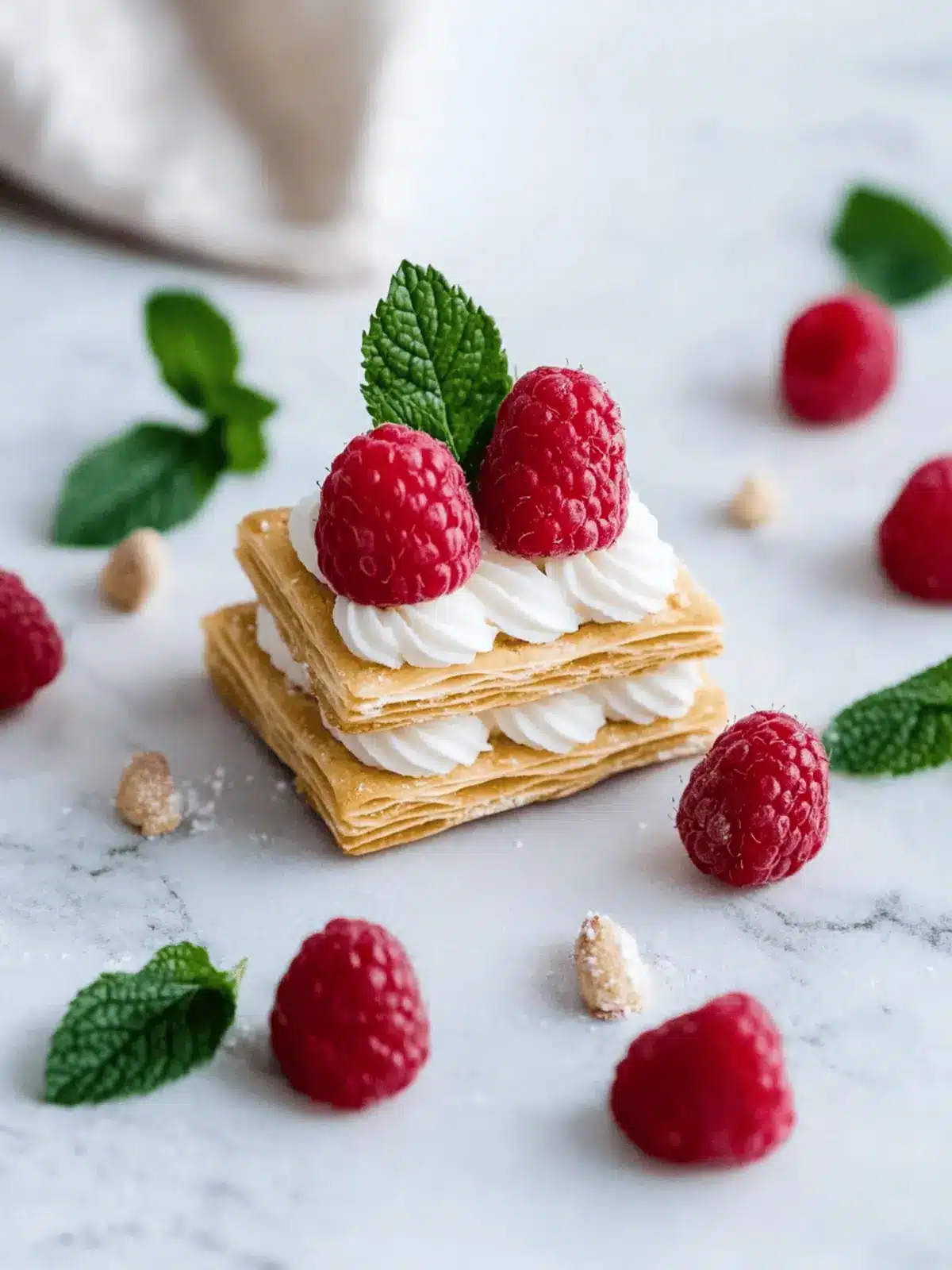 Raspberry Mille-Feuille Cookies