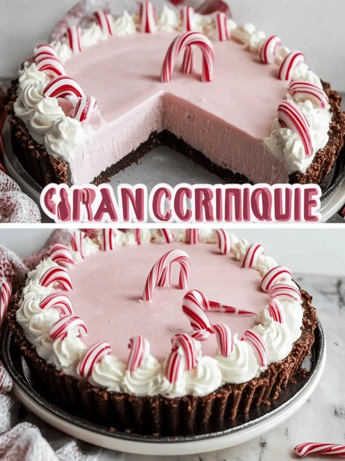 Creamy Candy Cane Pie – Easy No Bake Christmas Delight 2 Creamy Candy Cane Pie – Easy No Bake Christmas Dessert
