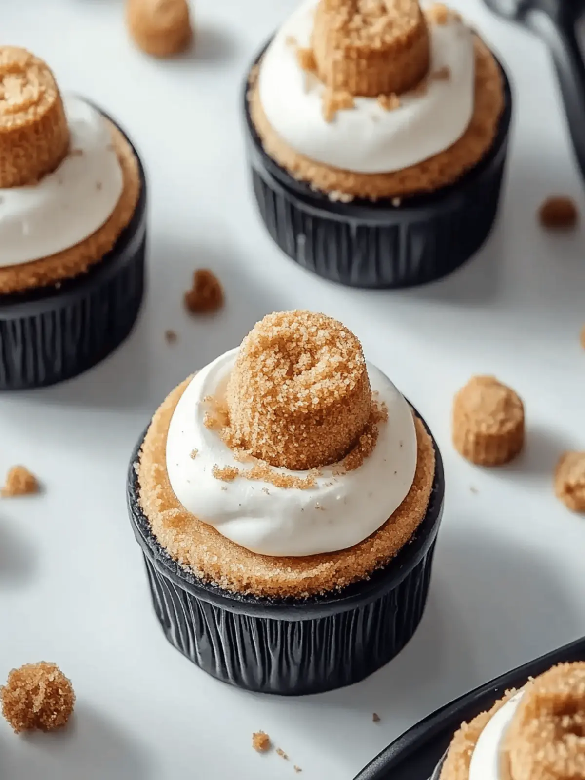 Mini Biscoff Cheesecakes