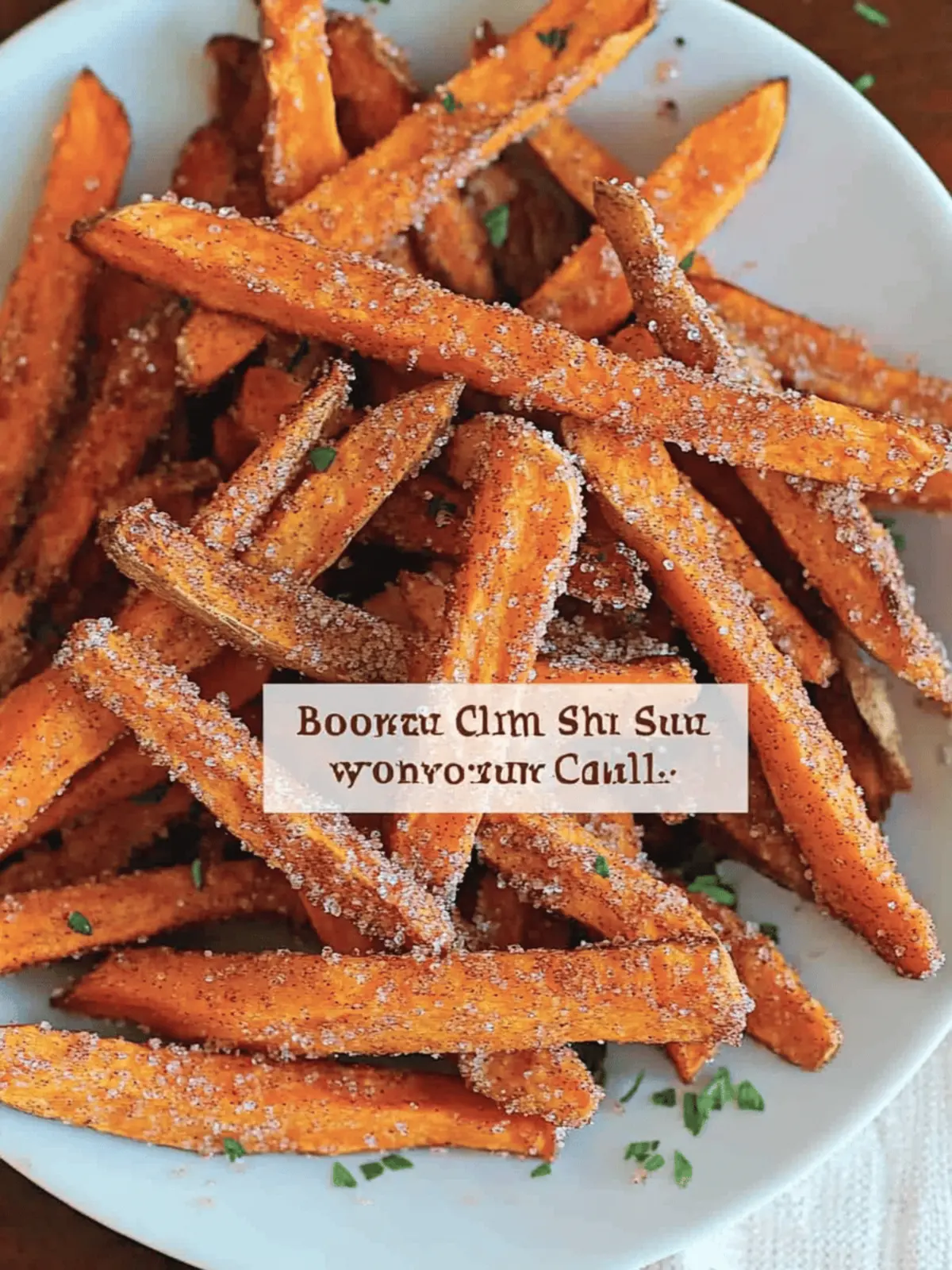 Brown Sugar Cinnamon Sweet Potato Fries