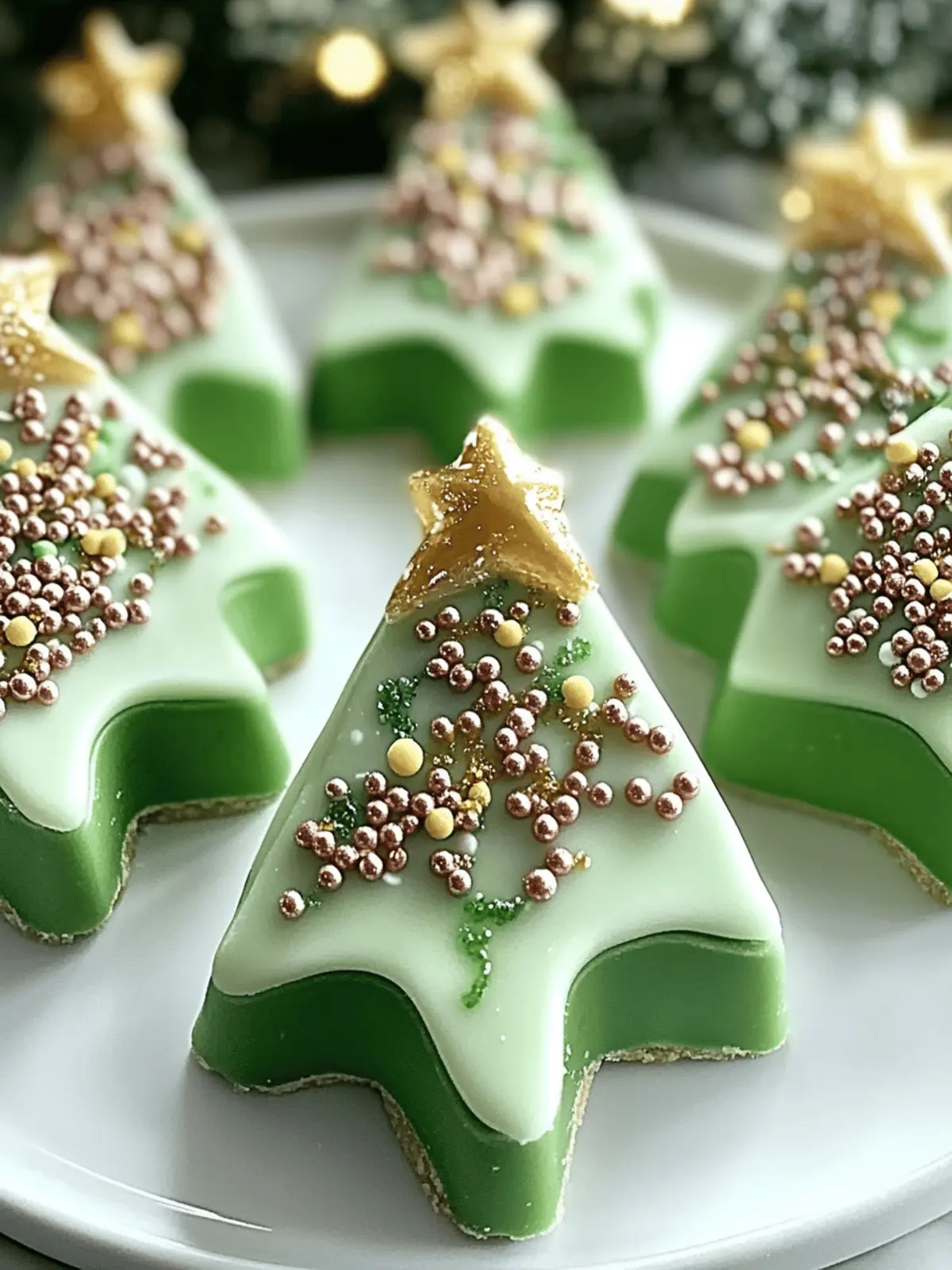 Easy and Festive Fudge Christmas Trees for Sweet Celebrations 2 Easy and Festive Fudge Christmas Trees for Sweet Celebrations