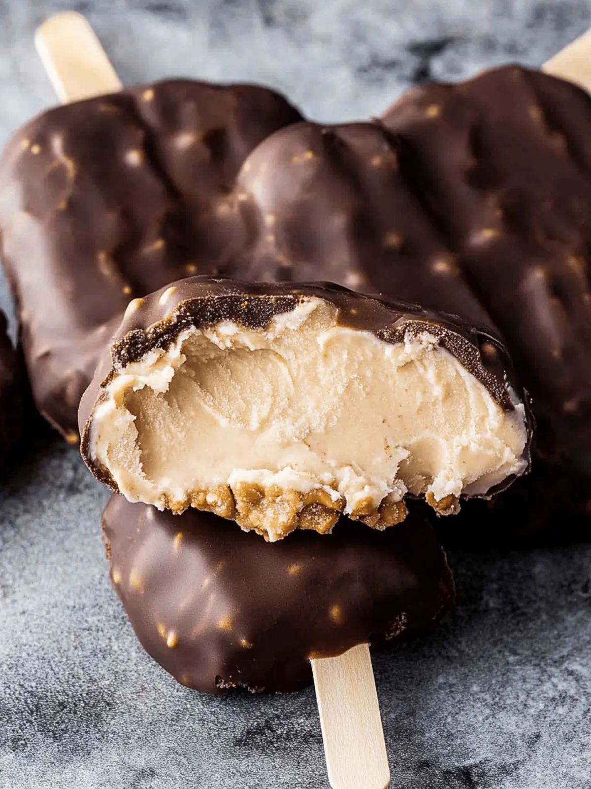 Peanut Butter Frozen Yogurt Bars for a Guilt-Free Treat! 5 Peanut Butter Frozen Yogurt Bars