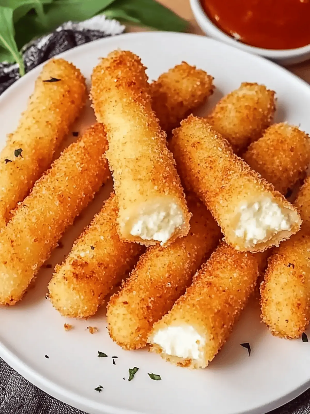 Mozzarella Sticks: A Delicious Snack Recipe Your Friends Will Love 3 Mozzarella sticks: A delicious snack recipe!