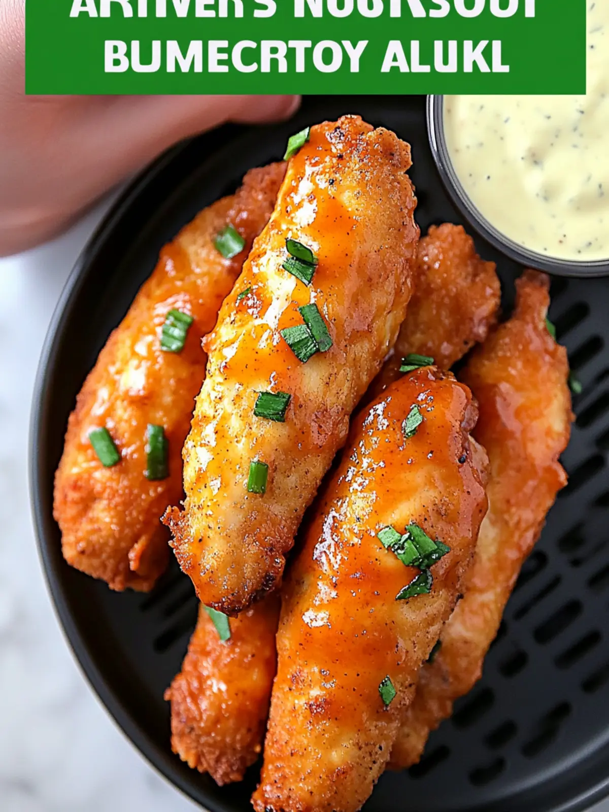 Air Fryer Buffalo Chicken Tenders