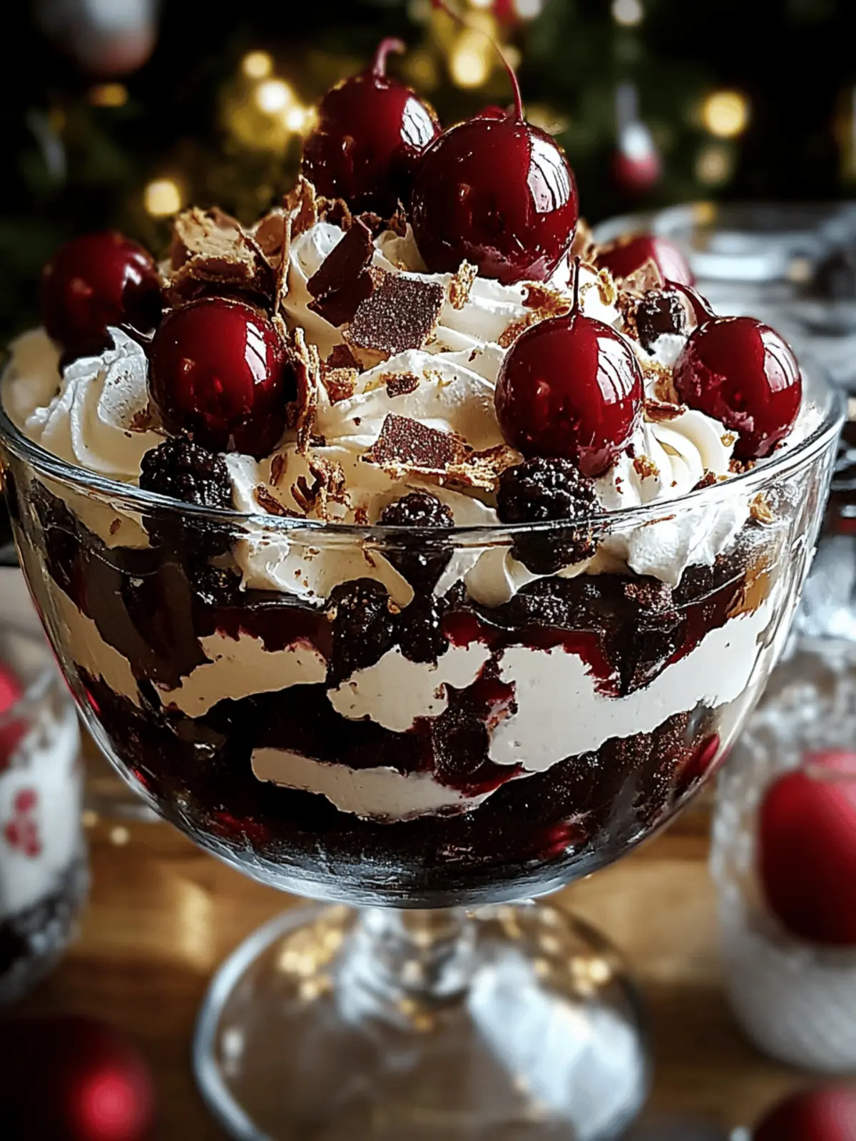 Indulge in this Festive Black Forest Trifle for Christmas 2 Black Forest Trifle for Christmas