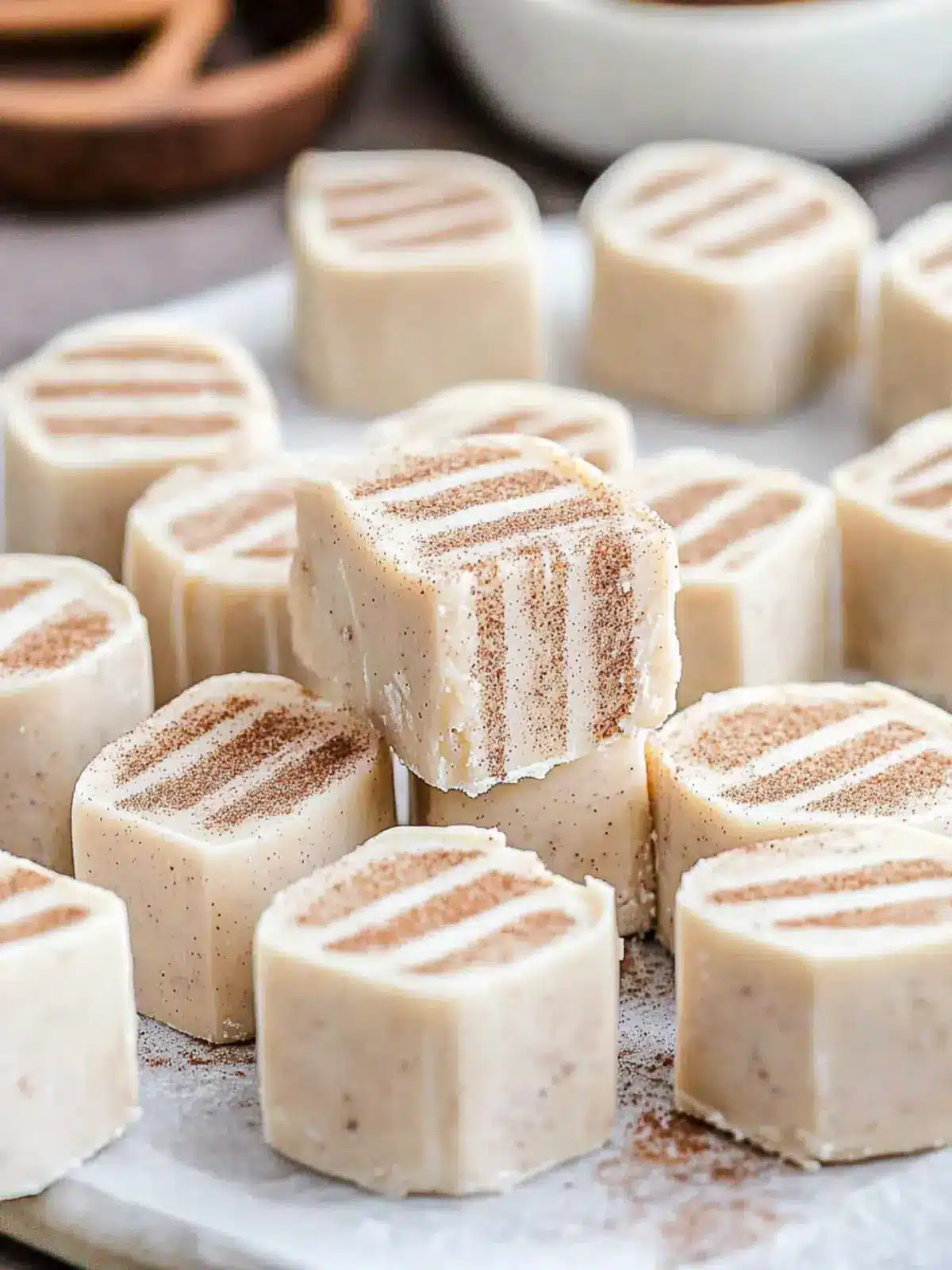 Cinnamon Roll Fudge
