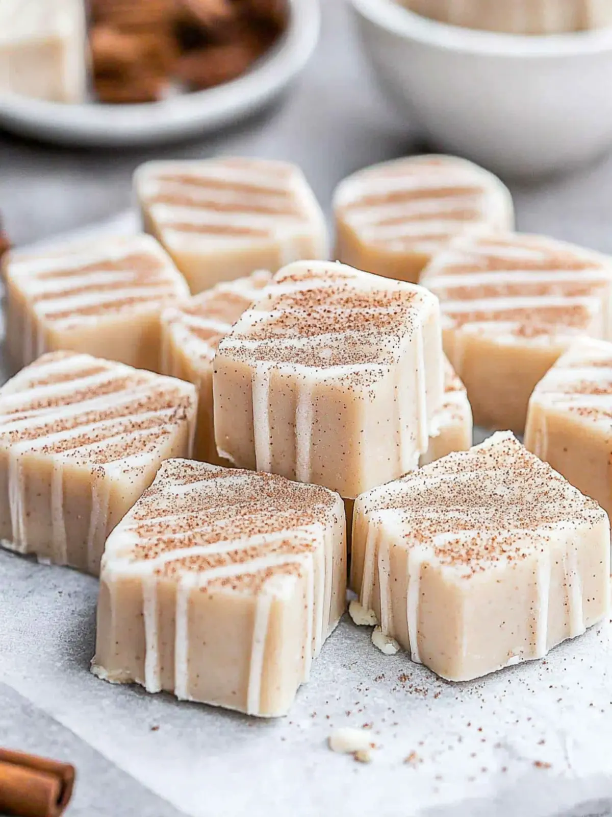 Cinnamon Roll Fudge