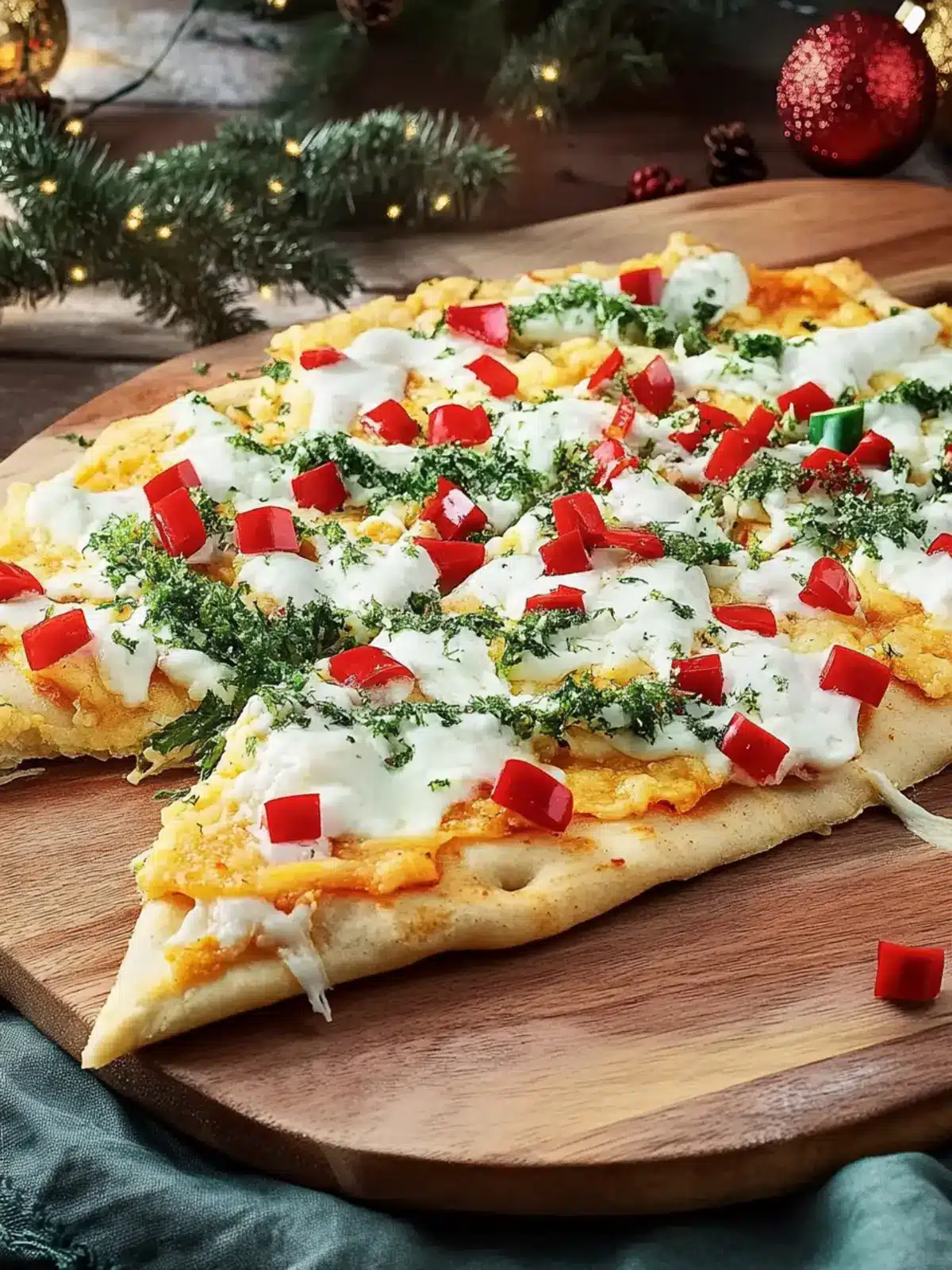Delicious Christmas Pizza Appetizer You’ll Love to Share 2 Christmas Pizza Appetizer