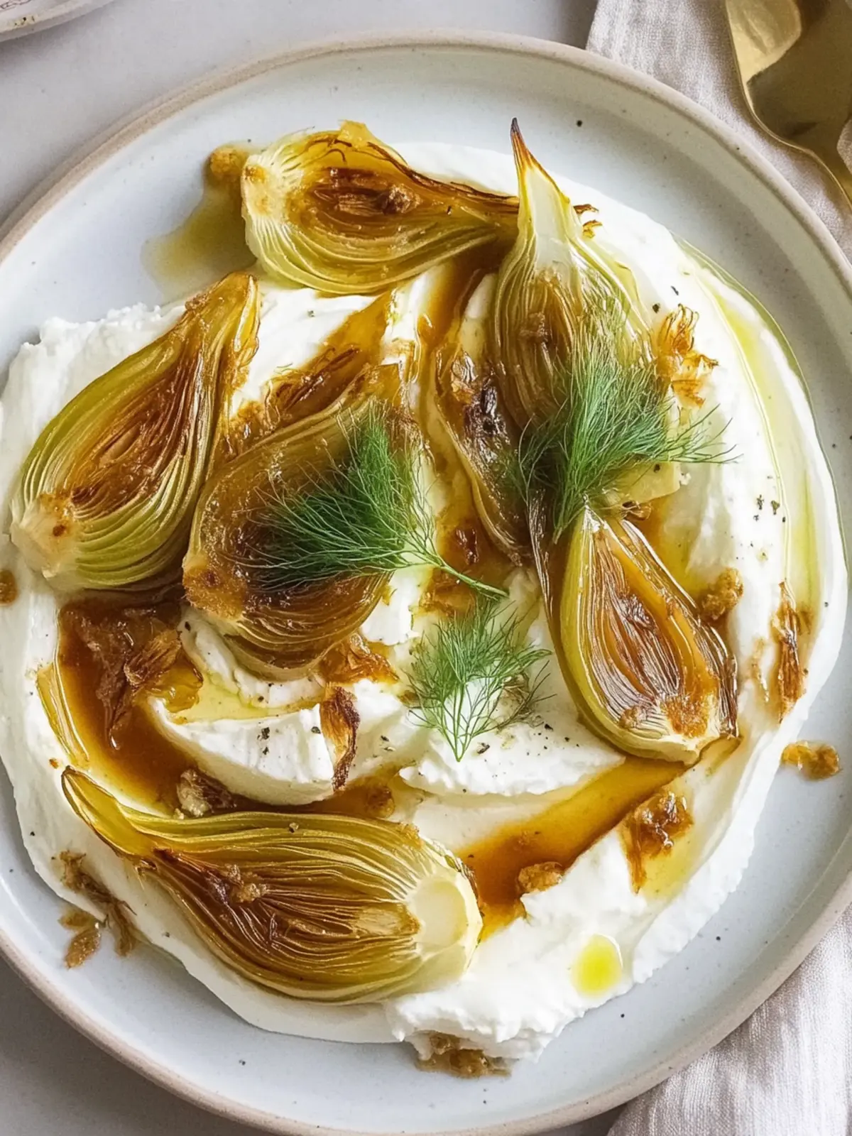 Delicious Braised Fennel with Whipped Feta Bliss 4 Braised Fennel with Whipped Feta