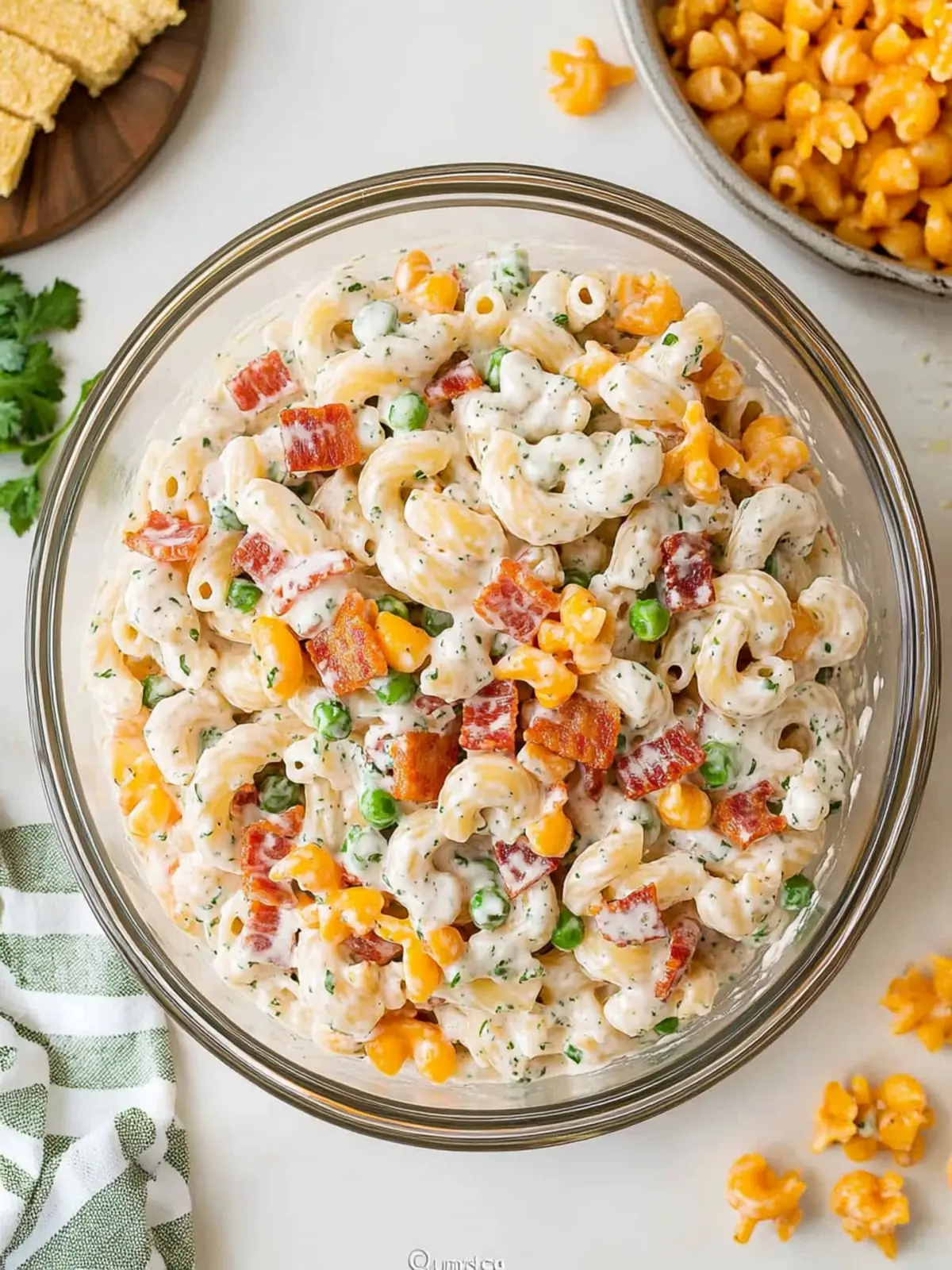 Bacon Ranch Pasta Salad: A Creamy Delight You’ll Crave! 4 Bacon Ranch Pasta Salad