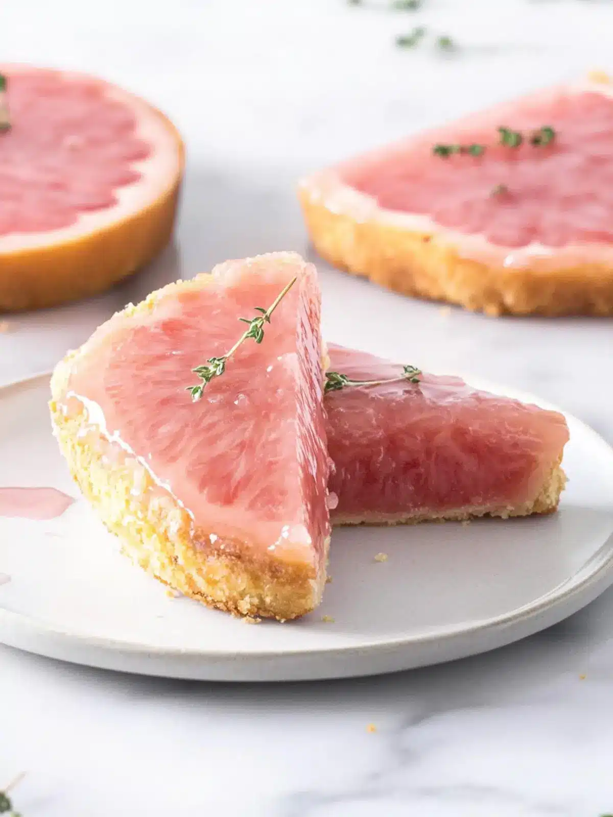Lovely Pink Grapefruit Shortbread with Fresh Thyme Bliss 3 Lovely Pink Grapefruit
