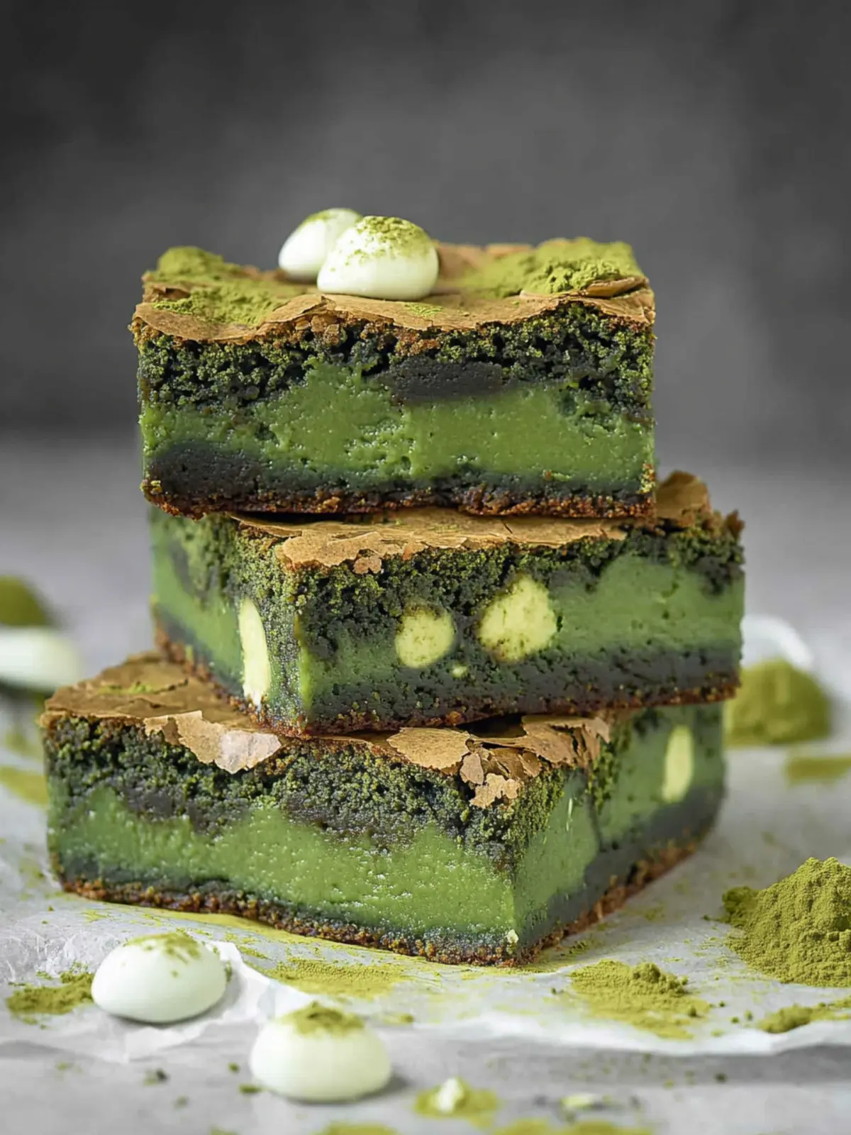 Delicious Green Tea Matcha Brownies for a Sweet Twist 2 Green Tea Matcha brownies