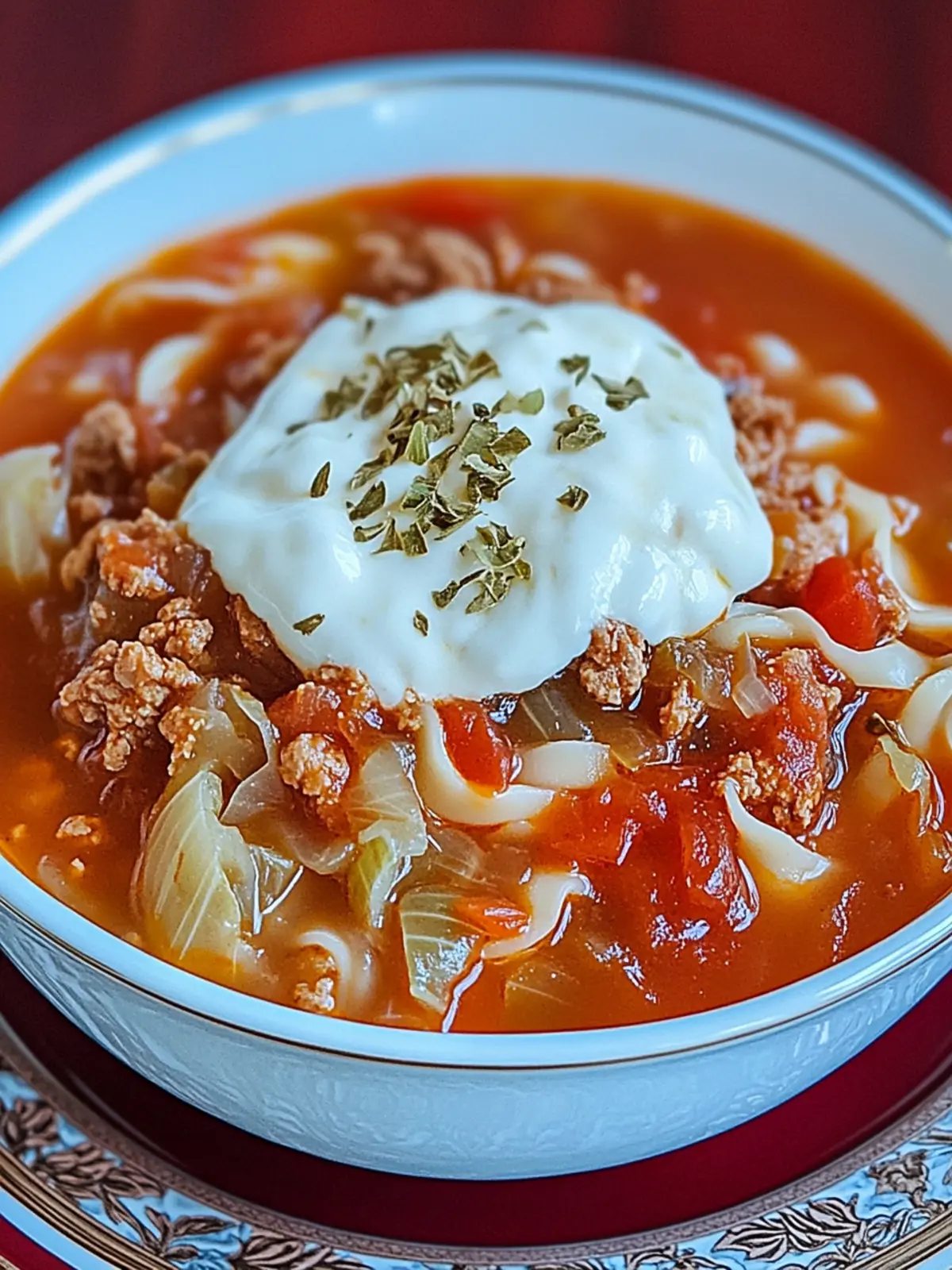 Crockpot Cabbage Roll Soup That's Bursting with Flavor 2 Crockpot Cabbage Roll Soup