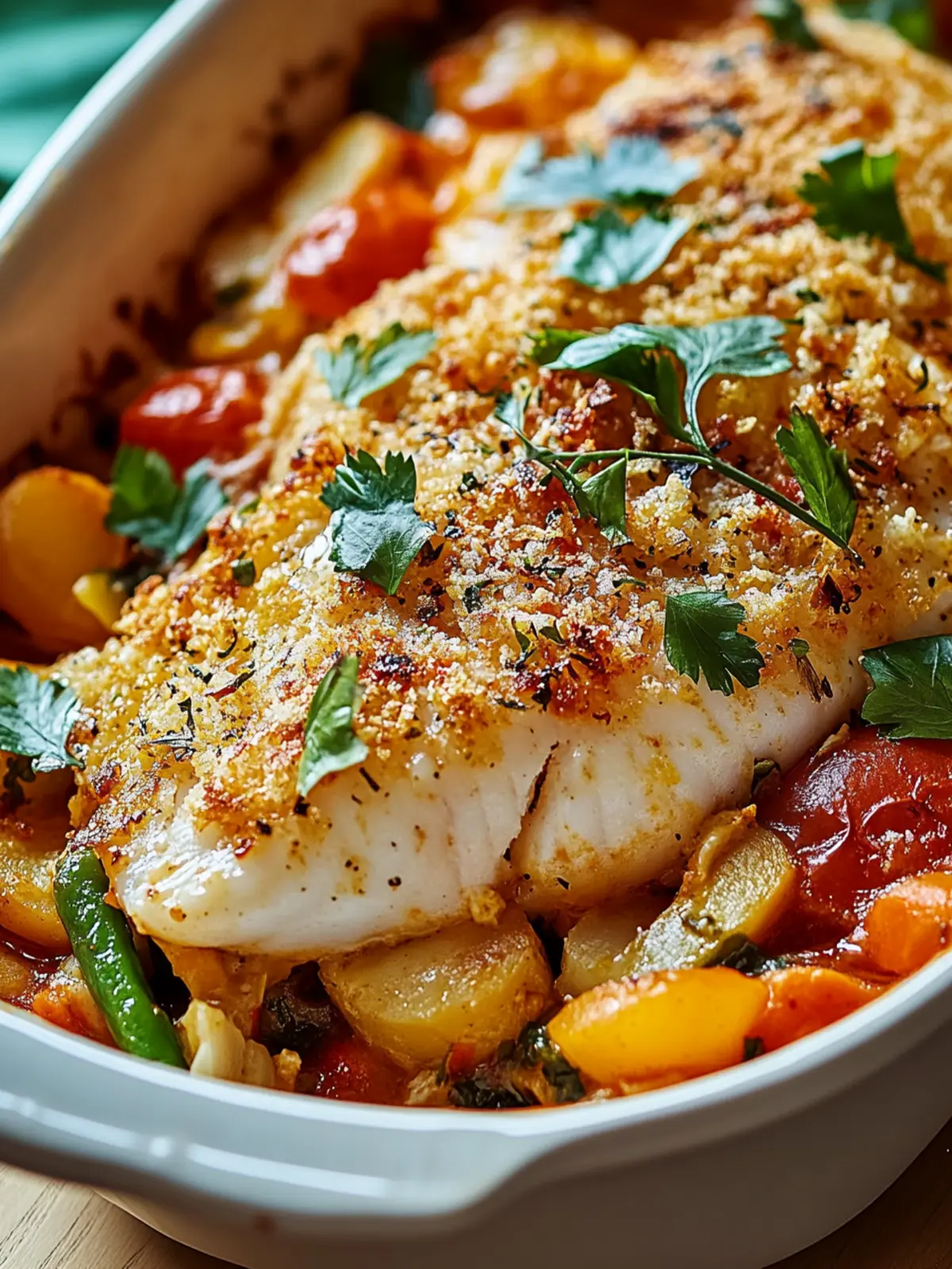 Quick and Easy Baked Tilapia and Veggie Casserole Delight 3 Quick and Easy Baked Tilapia and Vegetable Casserole