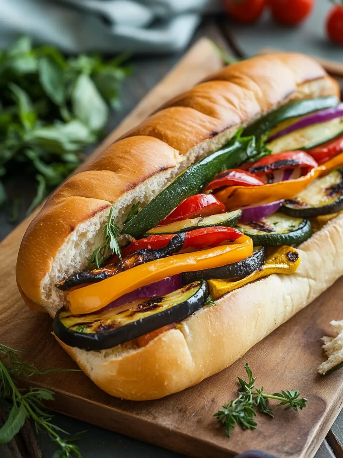 Savor the Best Grilled Vegetable Hoagie for Easy Summer Meals 2 Grilled Vegetable Hoagie