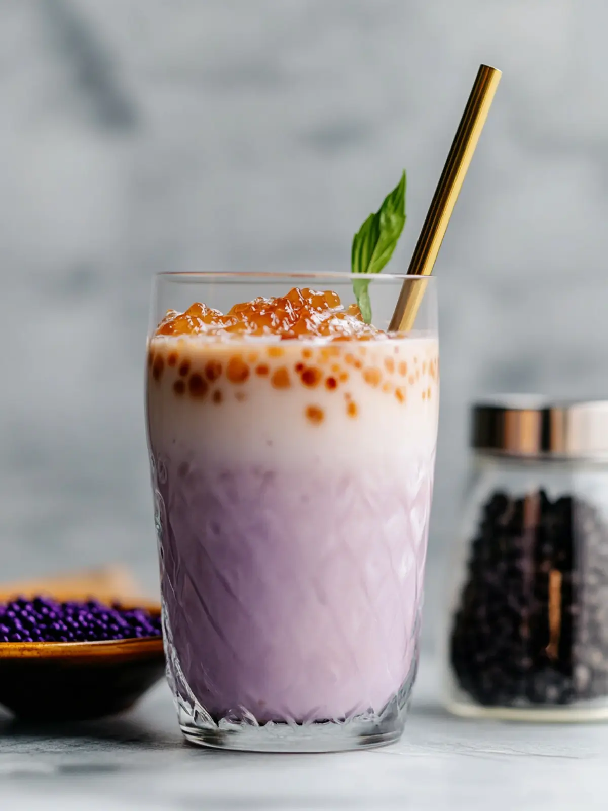 Creamy Taro Milk Tea Bliss: A Homemade Sweet Escape 5 Creamy Taro Milk Tea