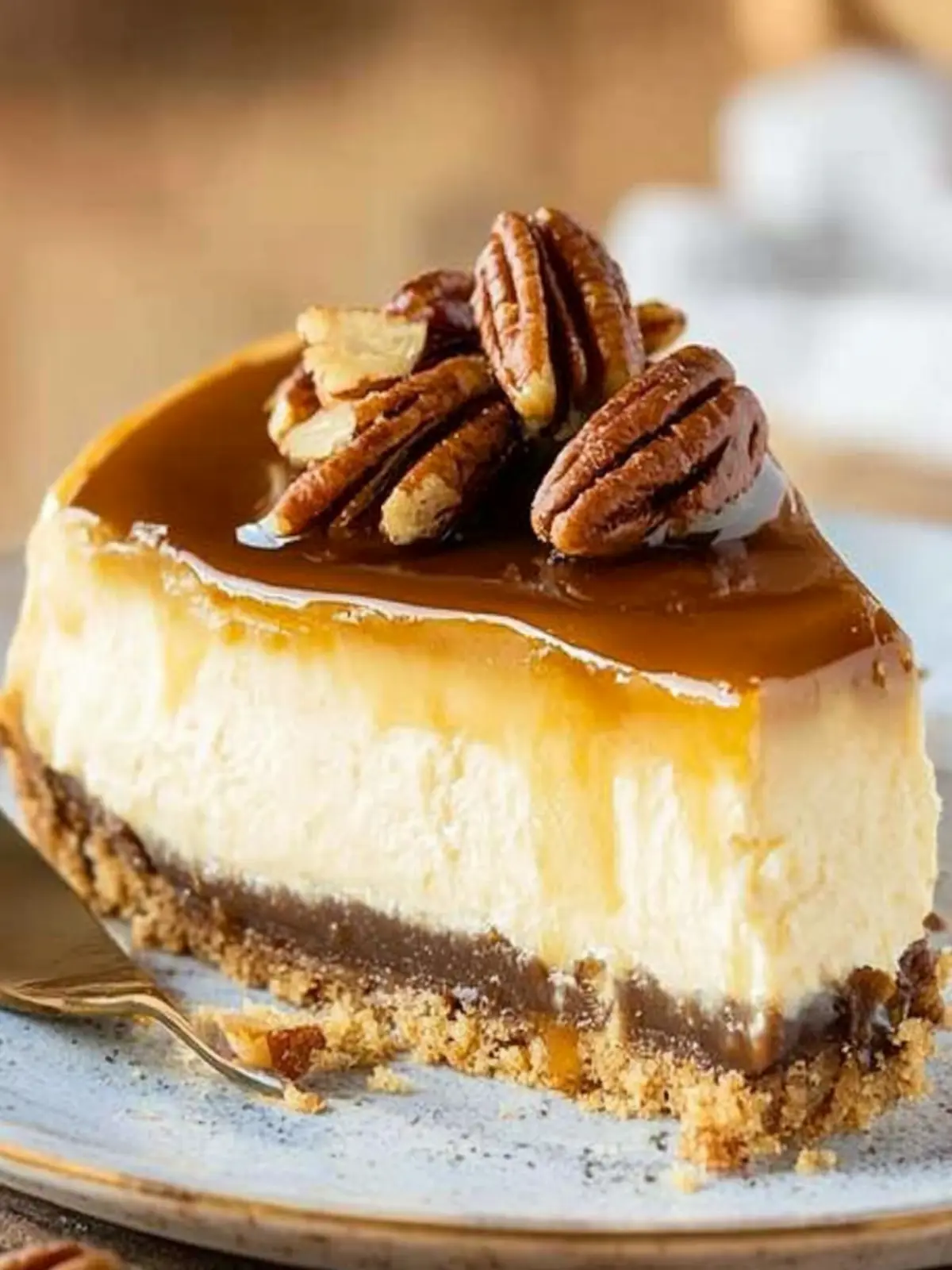 Creamy Pecan Caramel Cheesecake That Wows Every Guest 4 Pecan Caramel Cheesecake
