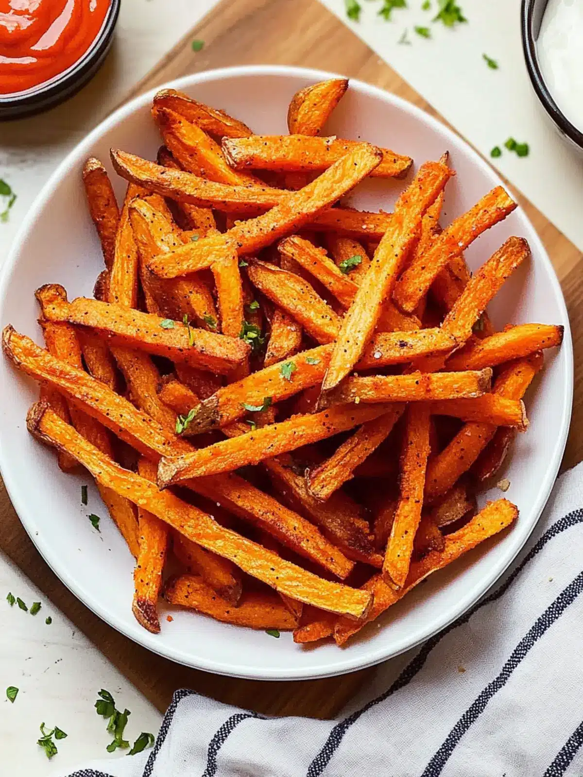 Crispy Sweet Potato Fries in Air Fryer for Crisp Perfection 4 Sweet Potato Fries in Air Fryer