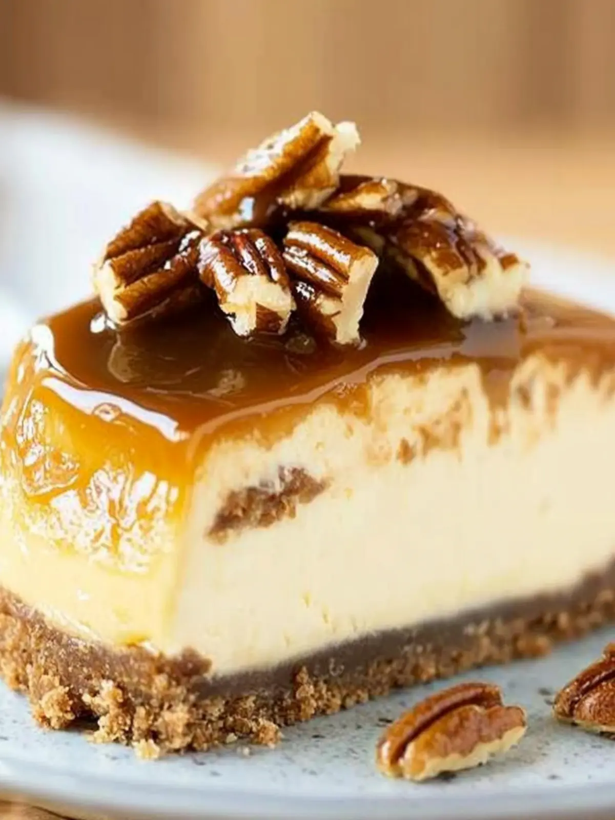 Creamy Pecan Caramel Cheesecake That Wows Every Guest 5 Pecan Caramel Cheesecake