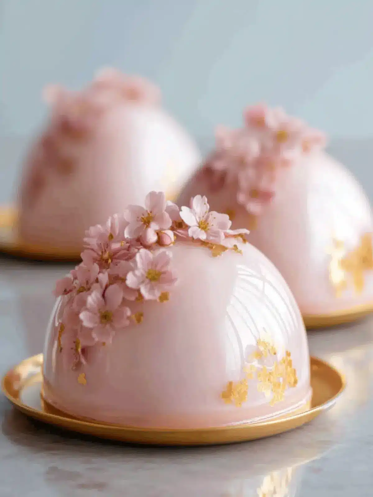 Irresistible Cherry Blossom Mousse Domes for Homemade Bliss 2 Cherry Blossom Mousse Domes