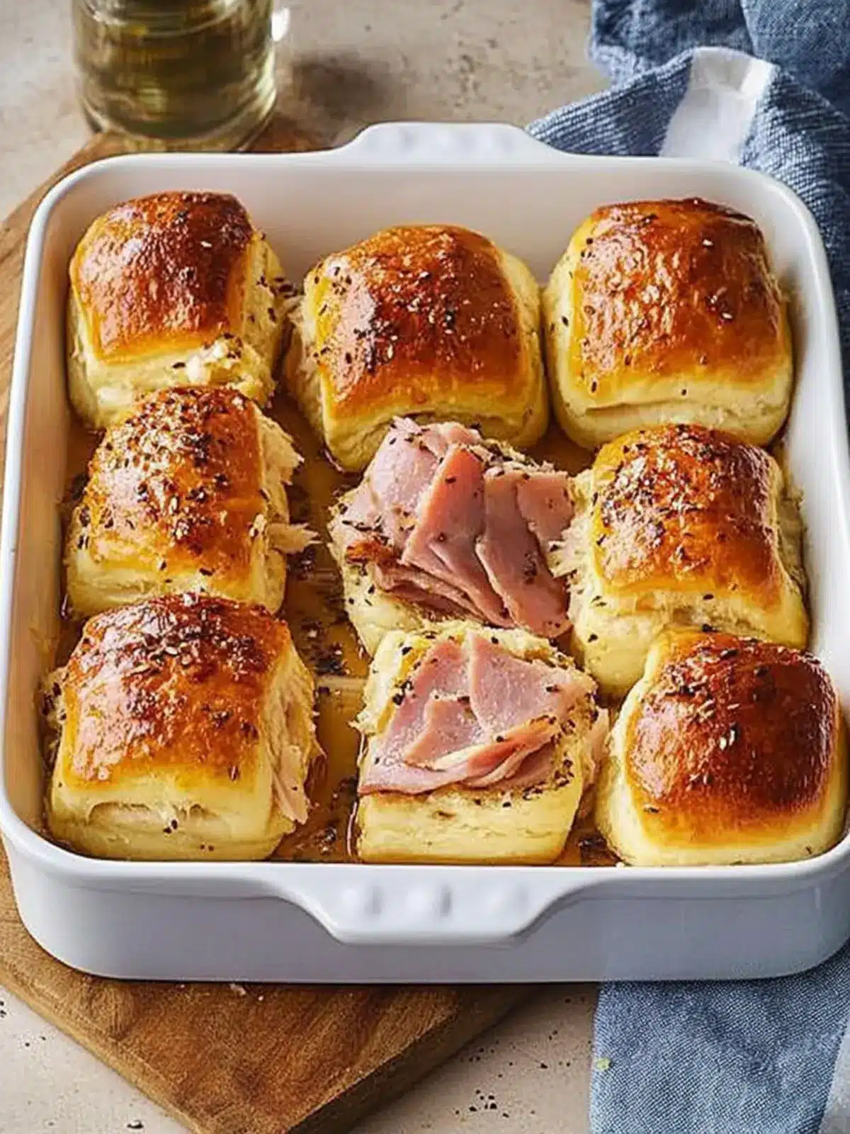 Irresistible Caramelized Ham & Swiss Buns Everyone Craves 4 Caramelized Ham & Swiss Buns