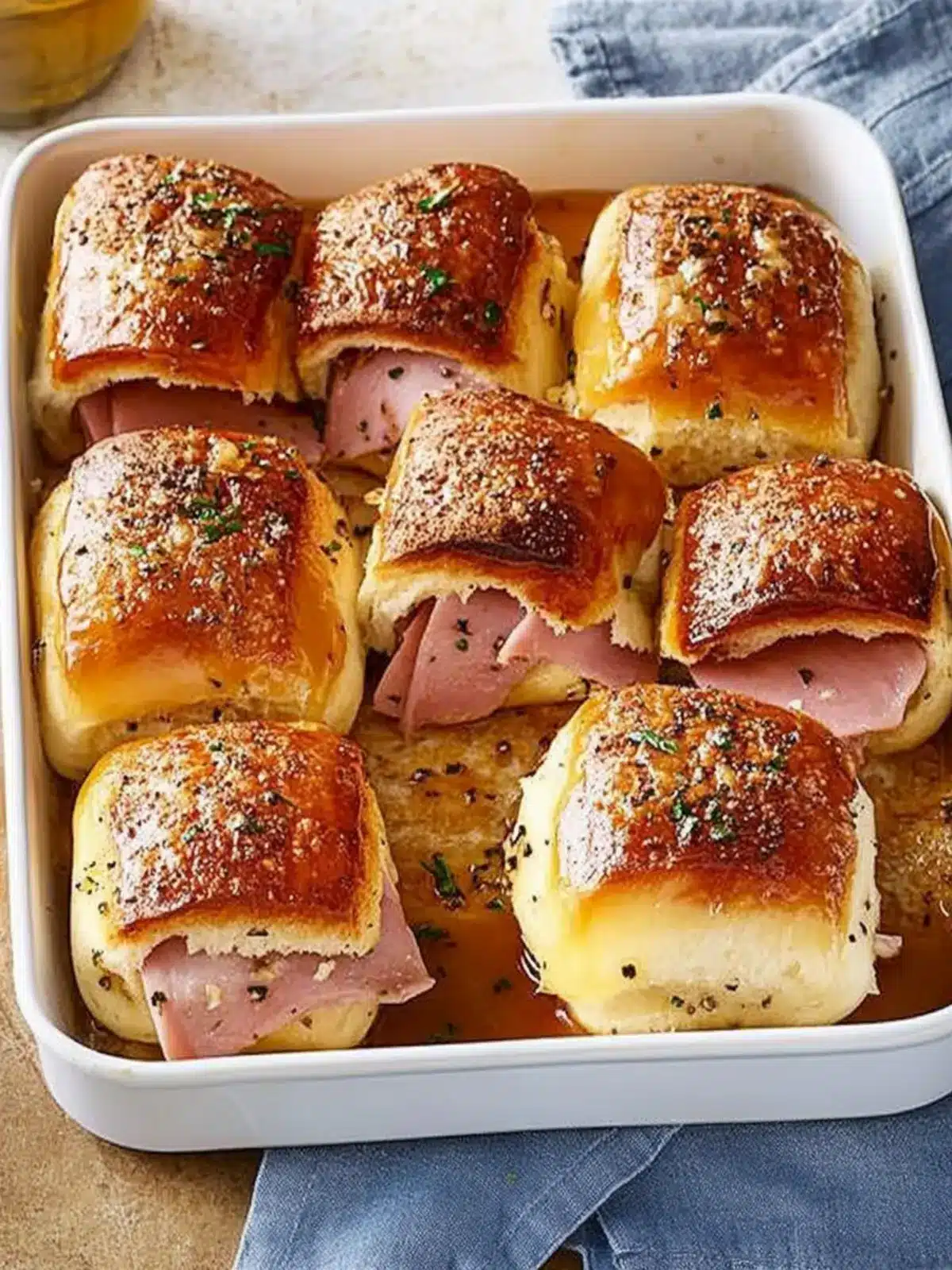 Irresistible Caramelized Ham & Swiss Buns Everyone Craves 5 Caramelized Ham & Swiss Buns