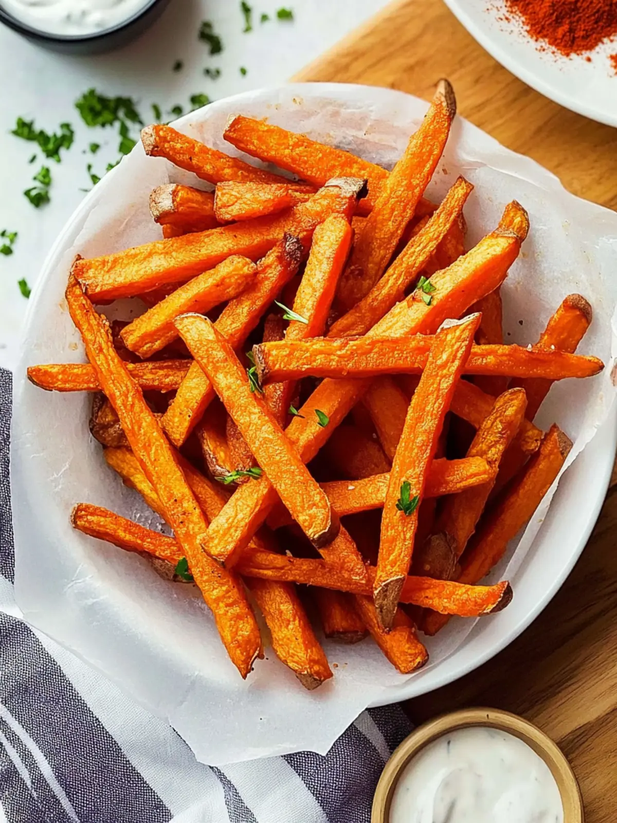 Crispy Sweet Potato Fries in Air Fryer for Crisp Perfection 3 Sweet Potato Fries in Air Fryer