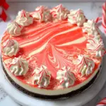 Candy Cane Cheesecake that Will Rock Your Holiday Dessert Table 4 Candy Cane Cheesecake