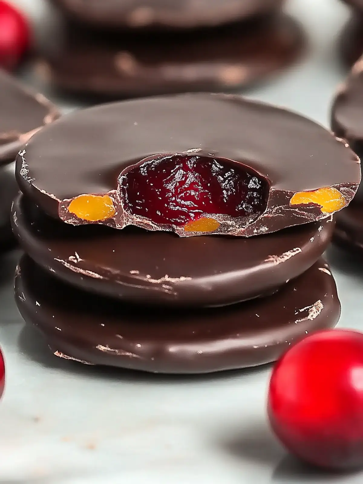 Decadent Chocolate Covered Cranberry Sauce Bites You’ll Love 4 Chocolate Covered Cranberry Sauce Bites