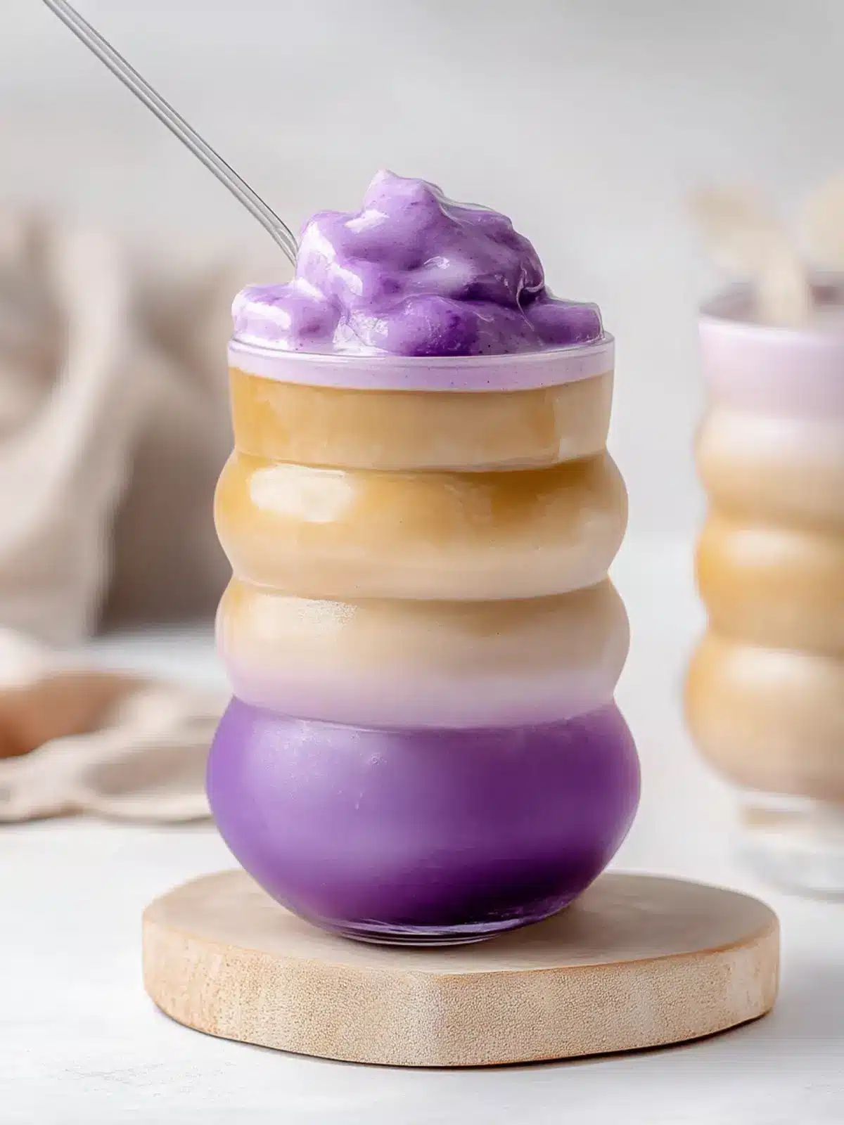 Elevate Your Day with an Iced Ube Latte Delight 3 Iced Ube Latte