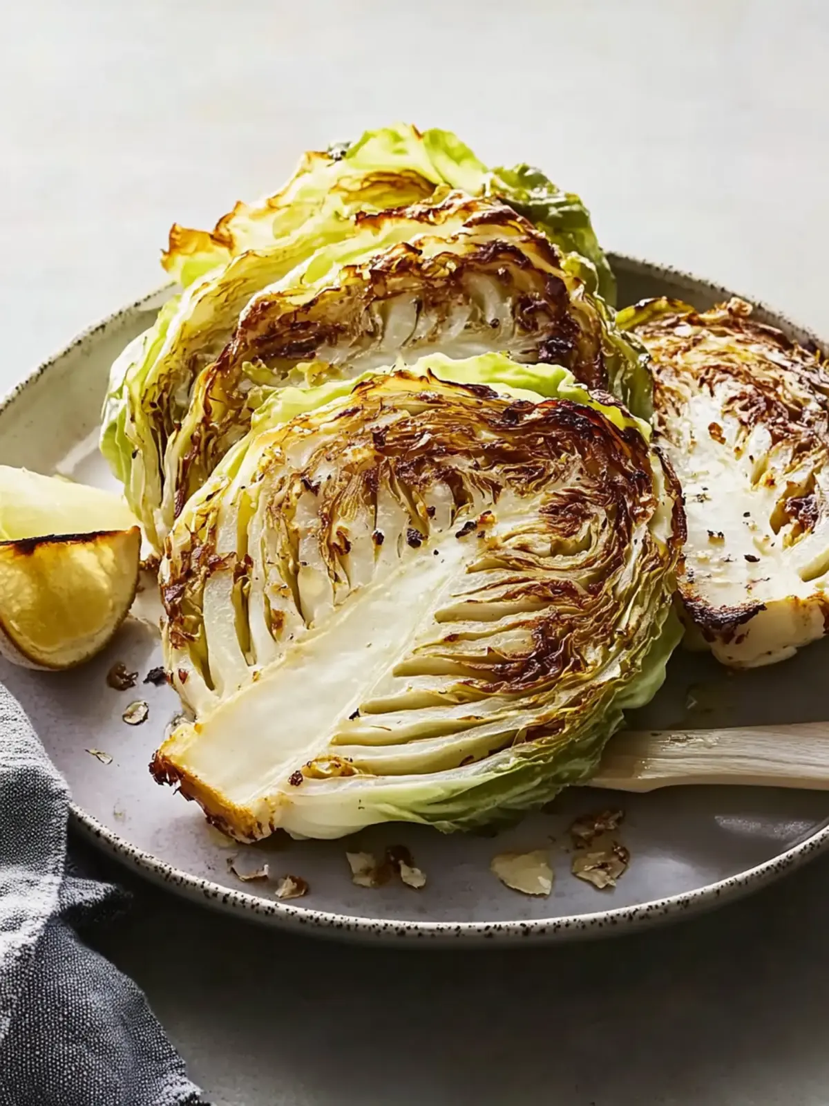 Savor Roasted Cabbage with Lemon for a Flavorful Twist 5 Roasted Cabbage