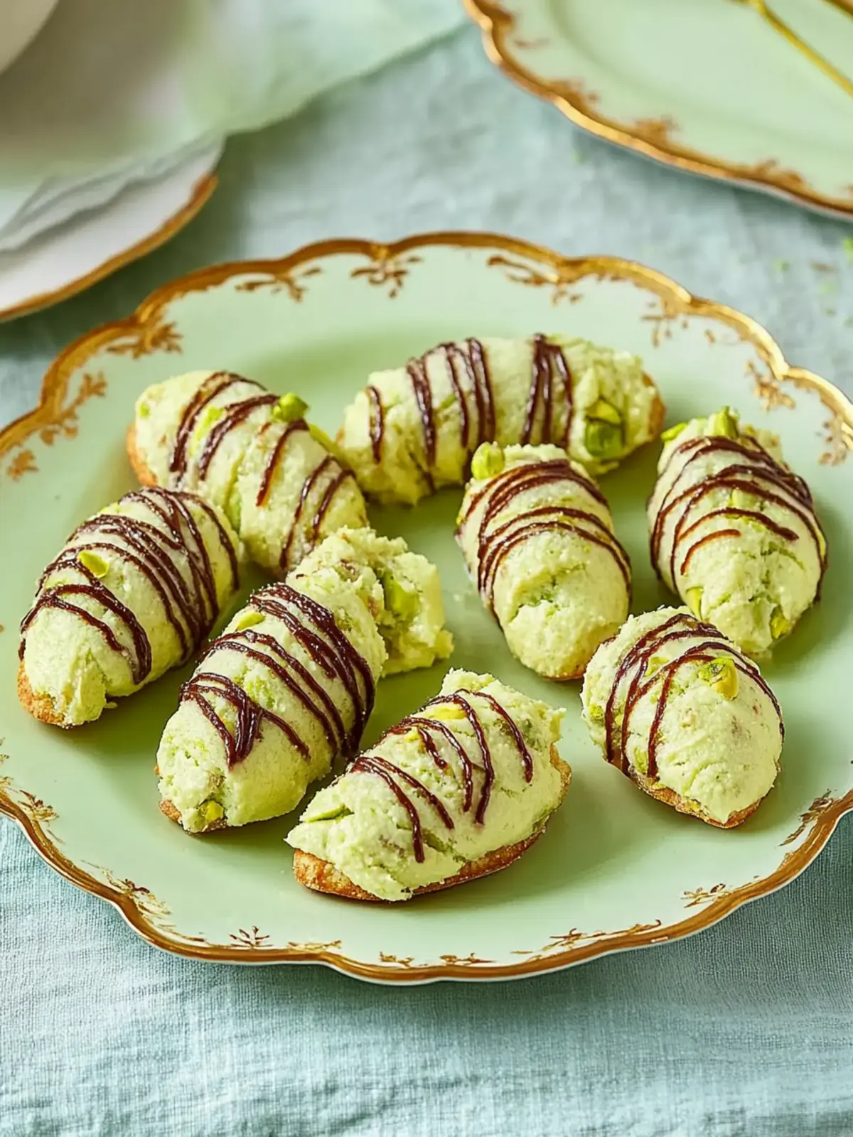Pistachio Cream Cheese Fingers: Irresistibly Soft & Nutty Treats 2 Pistachio Cream Cheese Fingers
