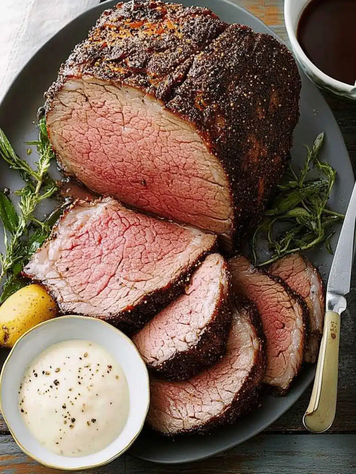 Peppery Roast Beef with Zesty Horseradish Delight 5 Peppery Roast Beef