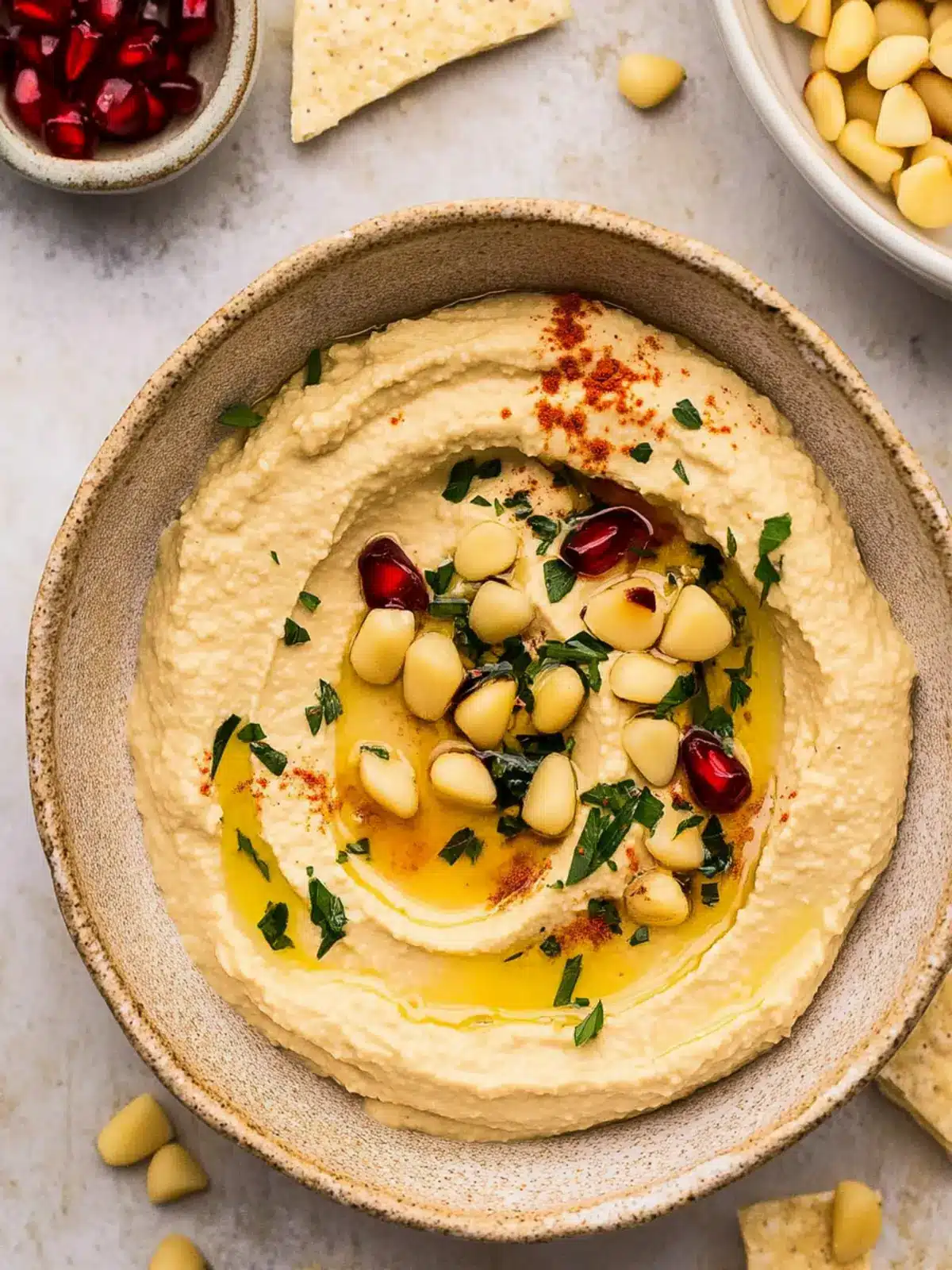 Toasted Pine Nut Hummus: A Creamy, Nutty Delight You’ll Love 5 Toasted Pine Nut Hummus