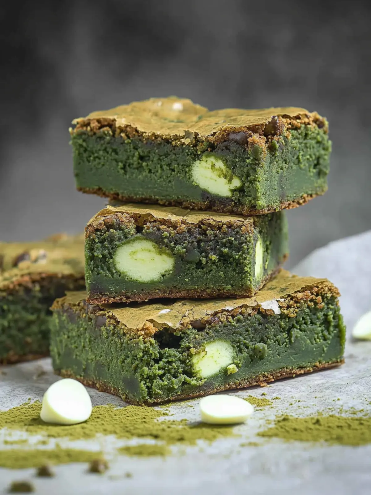 Delicious Green Tea Matcha Brownies for a Sweet Twist 3 Green Tea Matcha brownies