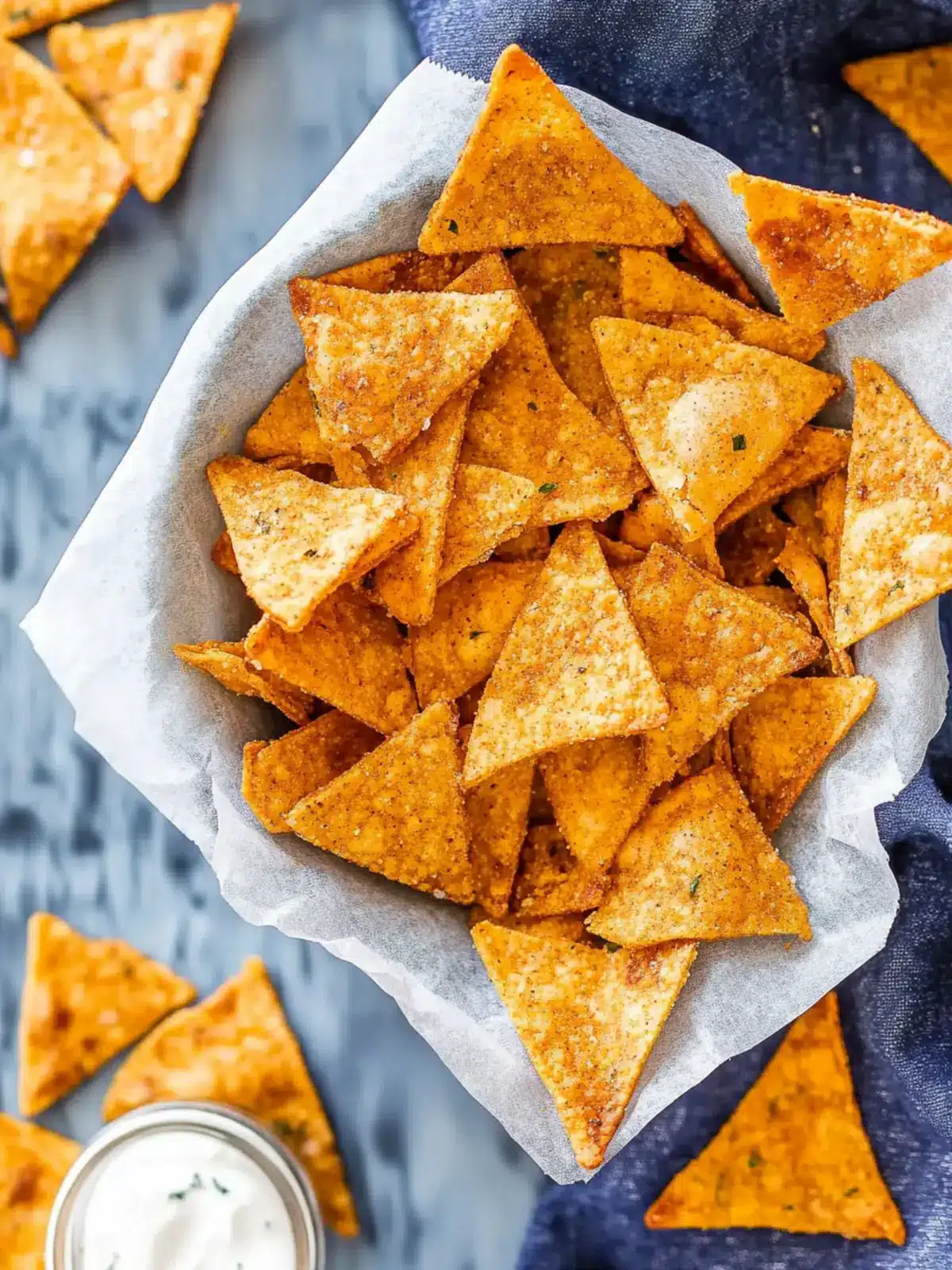 Homemade Cool Ranch Doritos That Outshine Store-Bought! 2 Homemade Cool Ranch Doritos