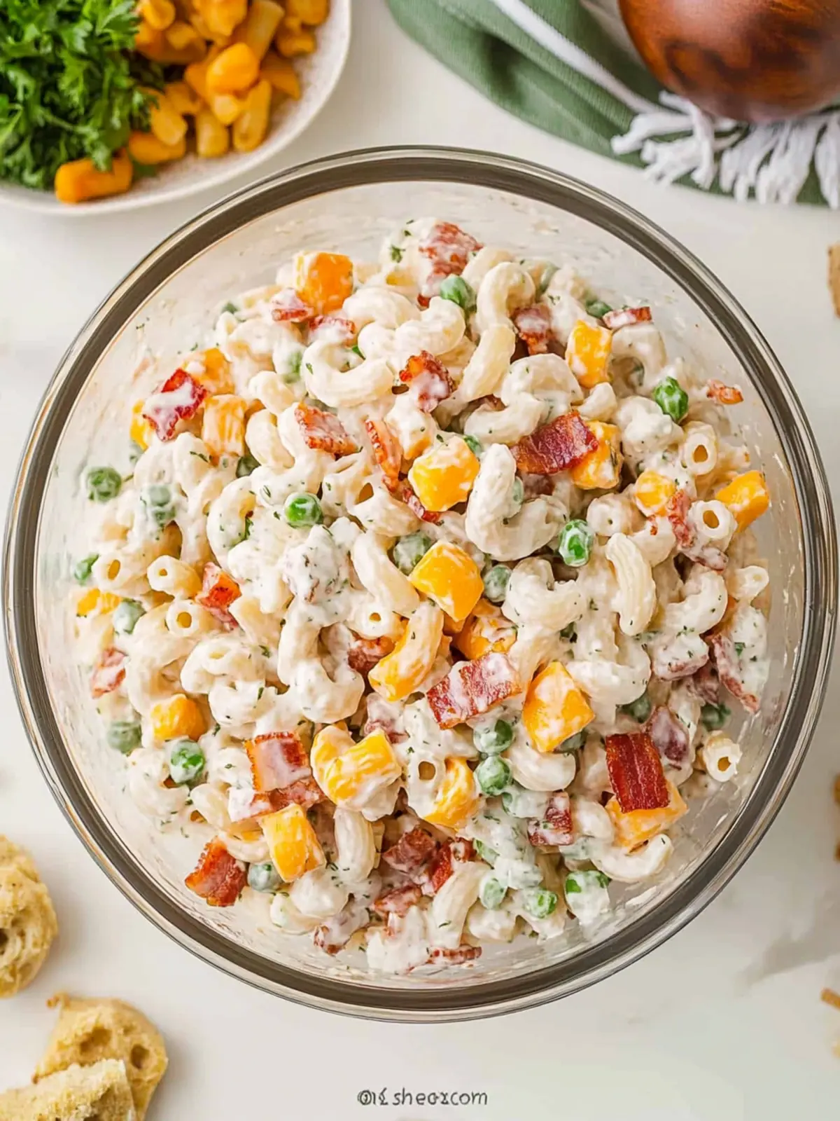 Bacon Ranch Pasta Salad: A Creamy Delight You’ll Crave! 2 Bacon Ranch Pasta Salad