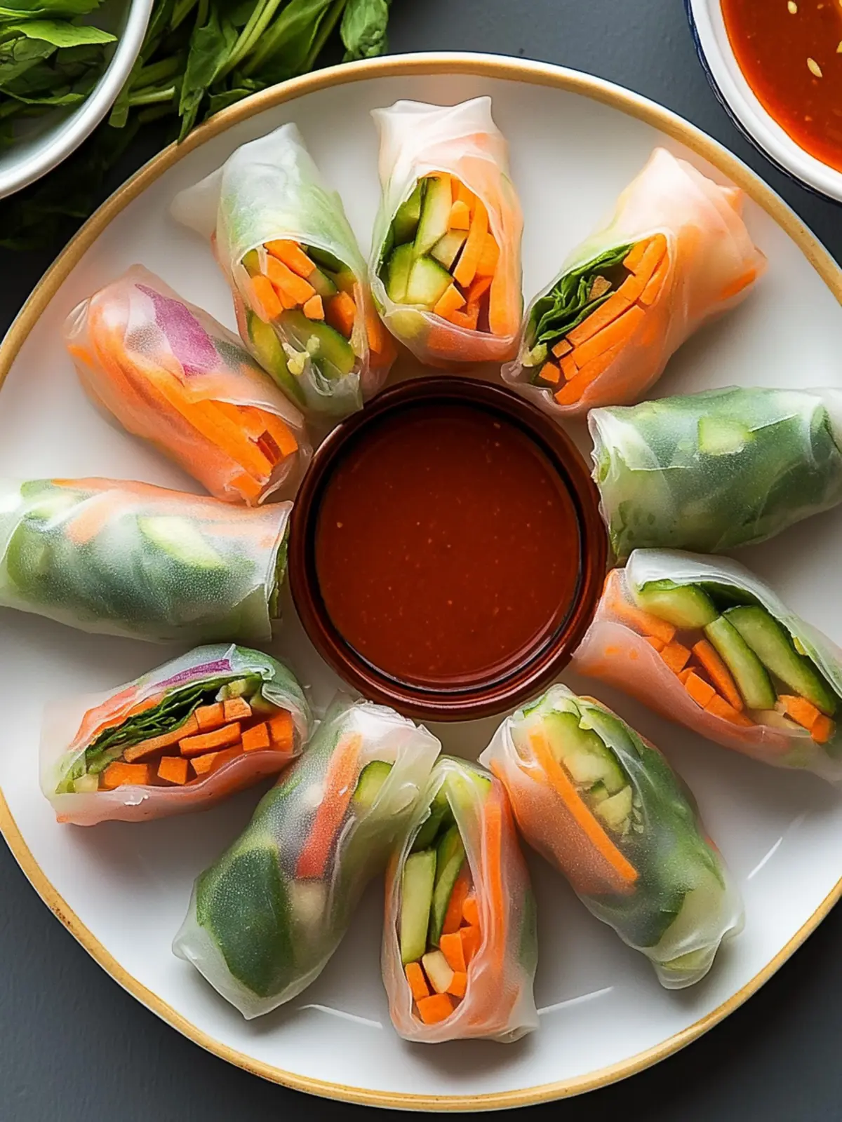 Fresh and Crunchy Vegetable Spring Rolls You'll Love 4 Vegetable Spring Rolls