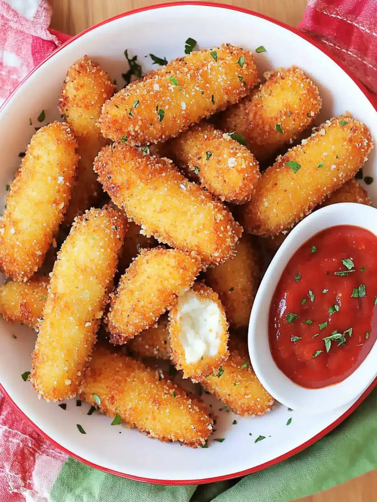 Irresistible Mozzarella Sticks You Can Make at Home 4 Mozzarella Sticks