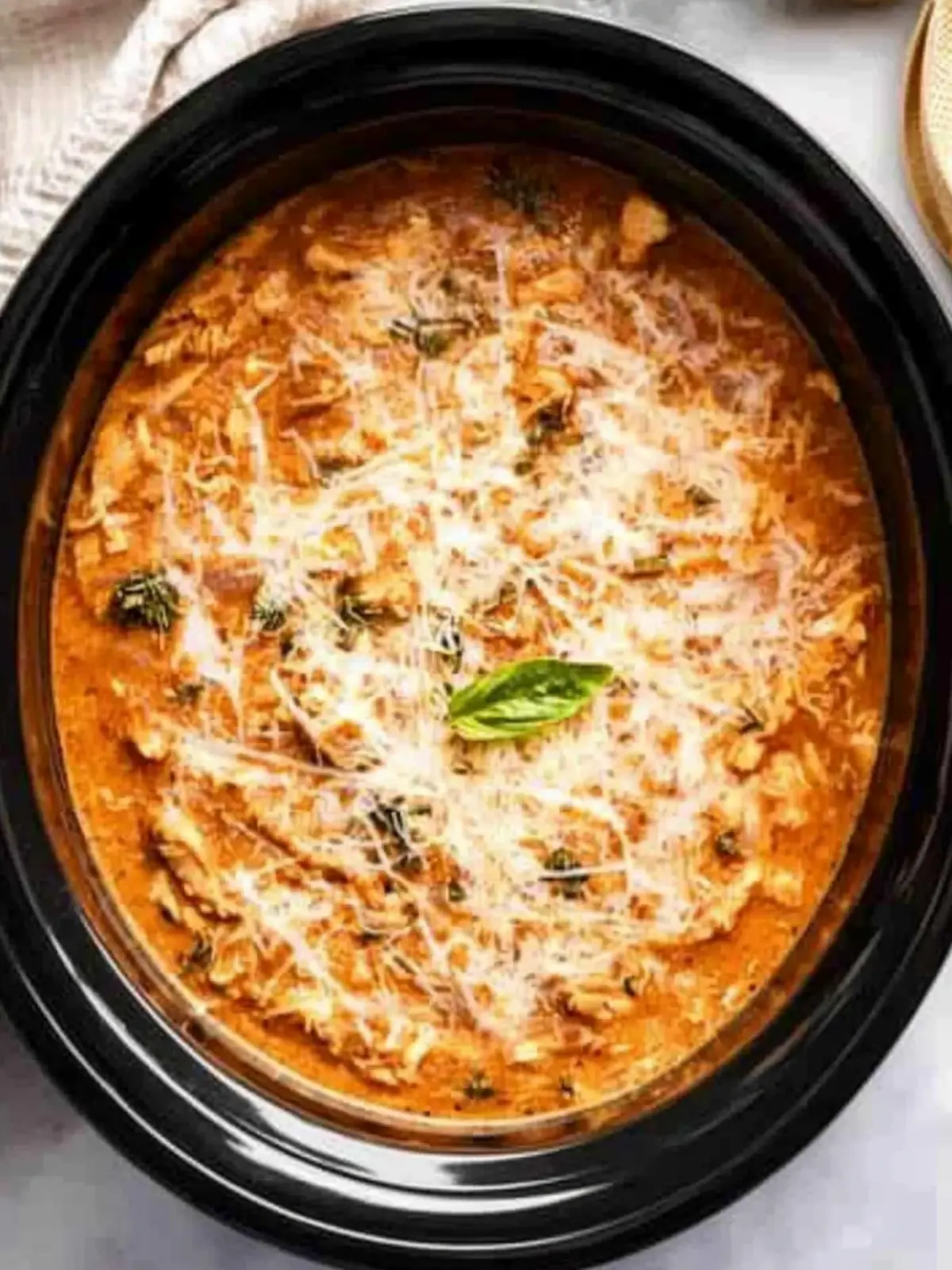 Crockpot Chicken Parmesan Soup That'll Steal Your Heart 4 Crockpot Chicken Parmesan Soup