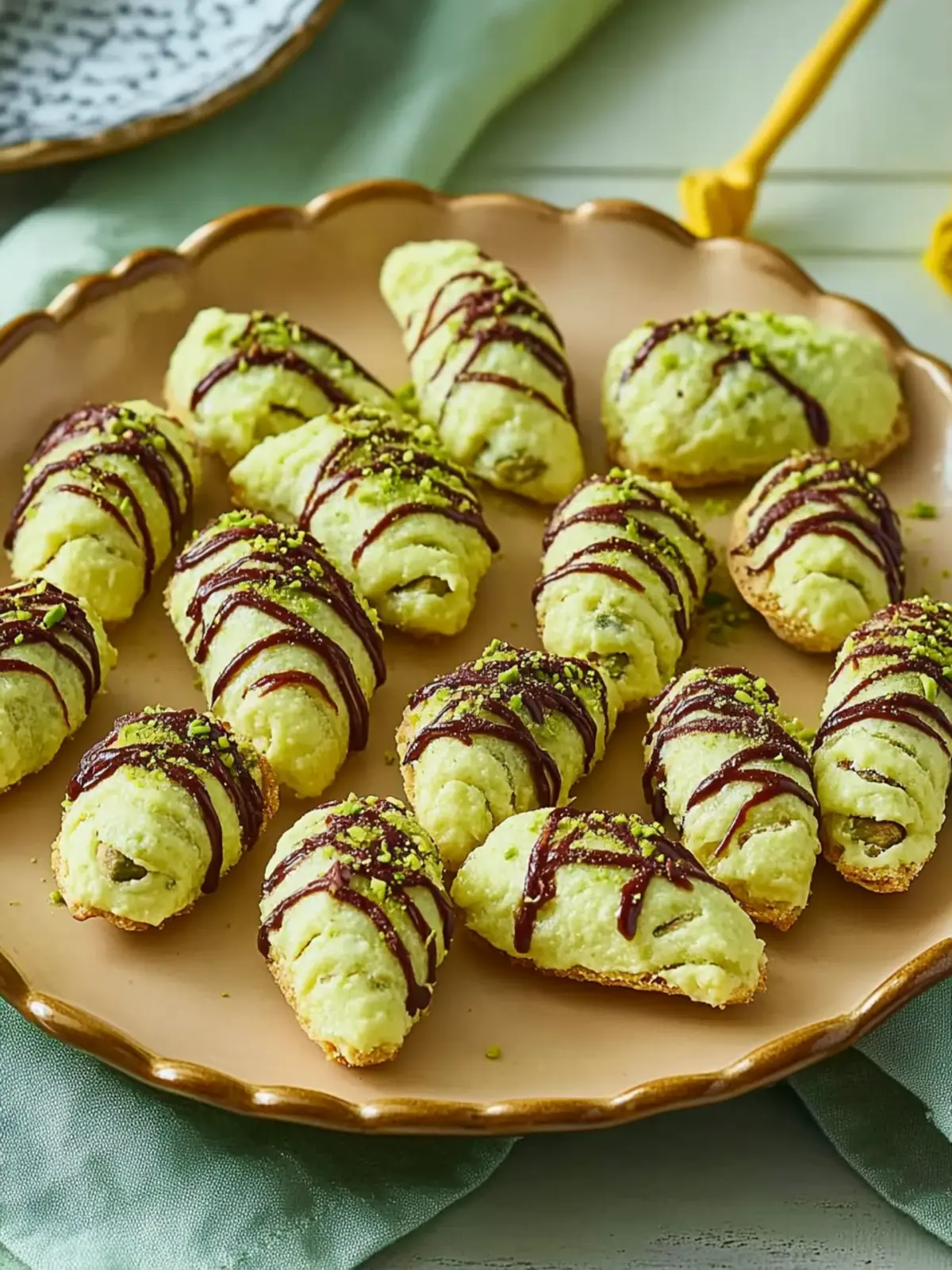 Pistachio Cream Cheese Fingers: Irresistibly Soft & Nutty Treats 3 Pistachio Cream Cheese Fingers