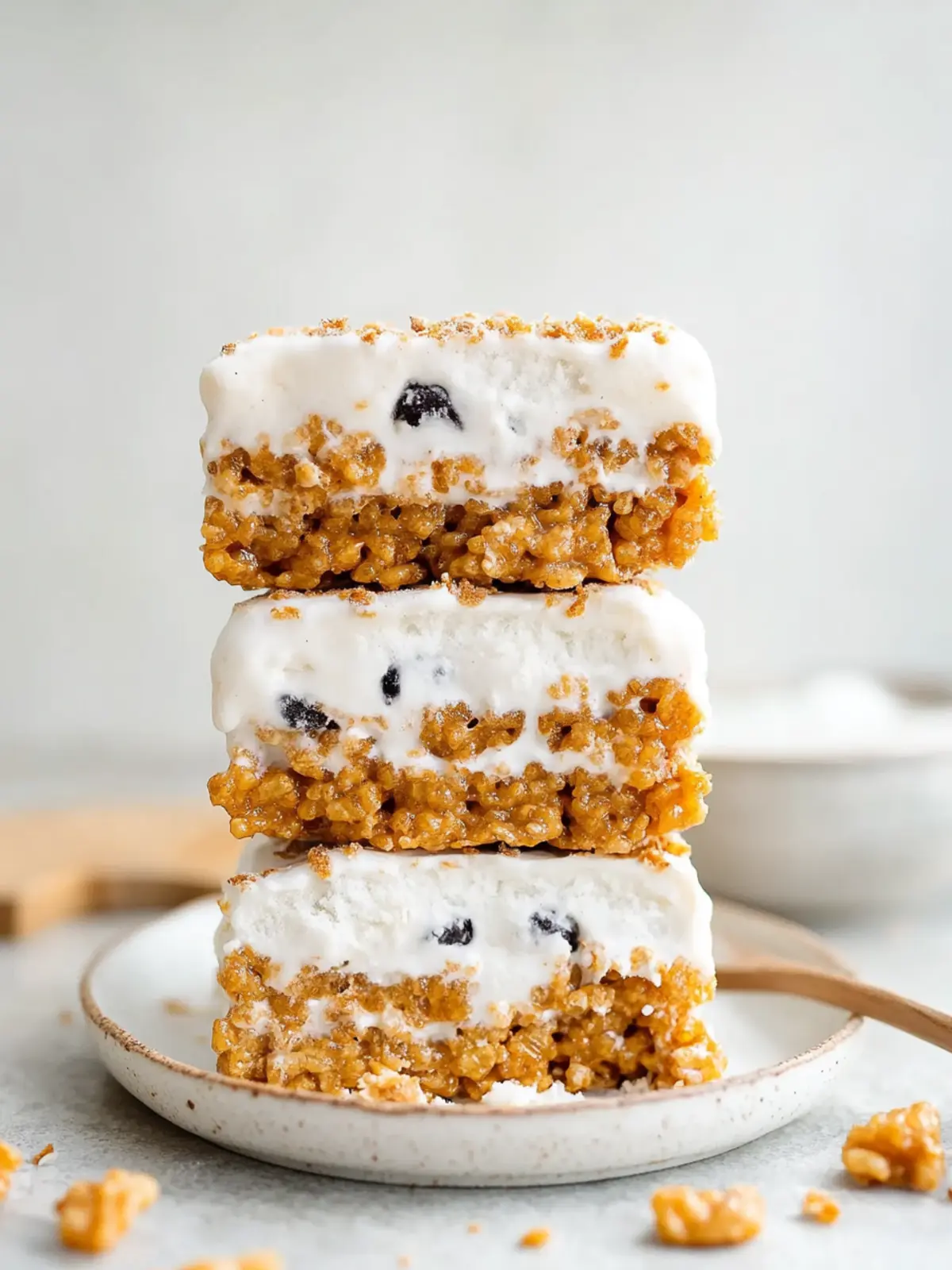 Peanut Butter Rice Krispie Ice Cream Sandwiches You’ll Devour 4 Peanut Butter Rice Krispie Ice Cream Sandwiches