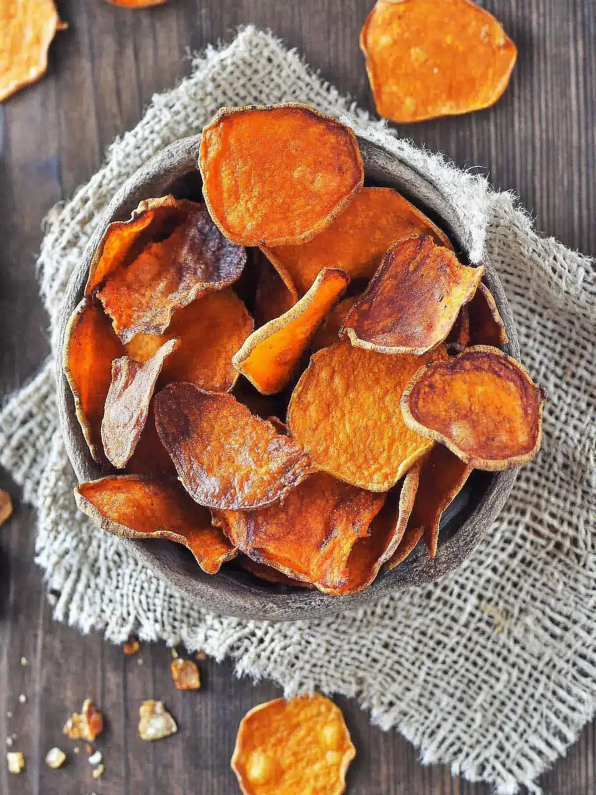 Crispy Baked Sweet Potato Chips You’ll Crave Daily 3 Baked Sweet Potato Chips