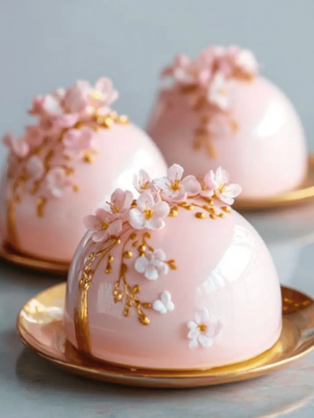 Irresistible Cherry Blossom Mousse Domes for Homemade Bliss 3 Cherry Blossom Mousse Domes