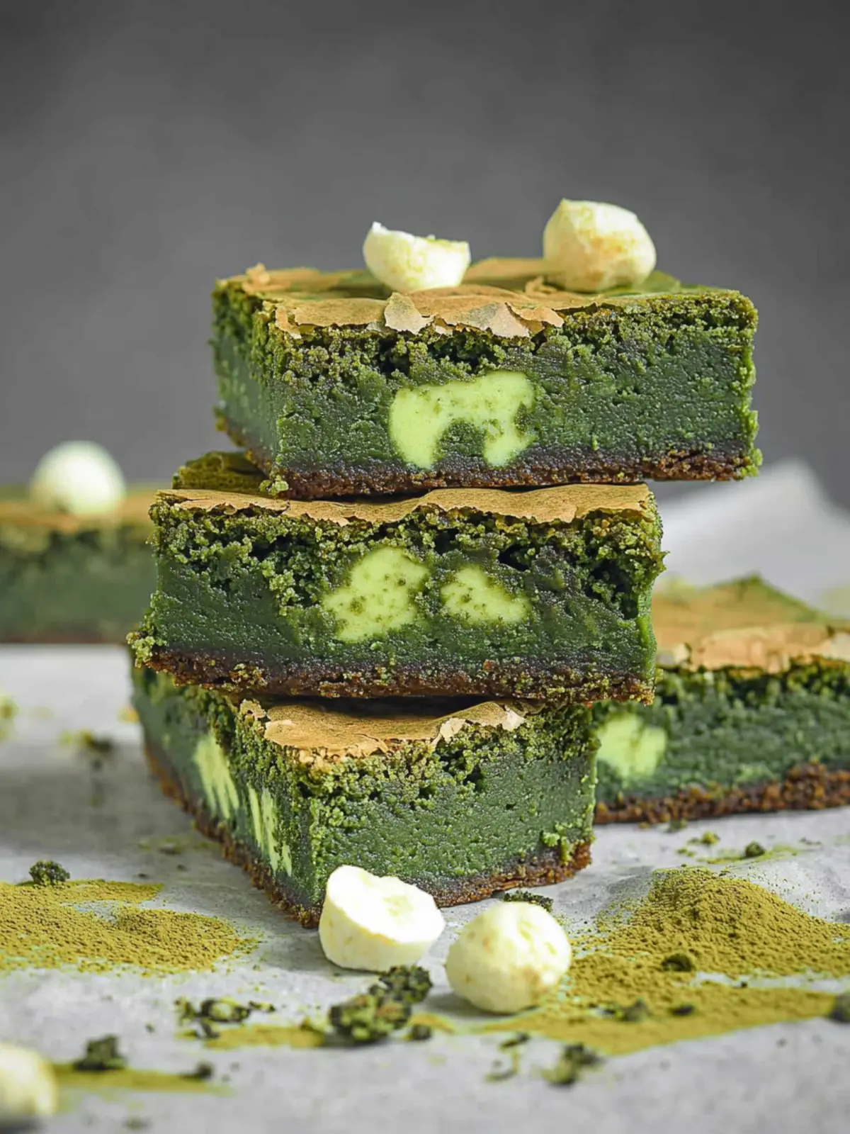 Delicious Green Tea Matcha Brownies for a Sweet Twist 5 Green Tea Matcha brownies