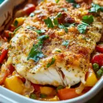 Quick and Easy Baked Tilapia and Veggie Casserole Delight 9 Quick and Easy Baked Tilapia and Vegetable Casserole