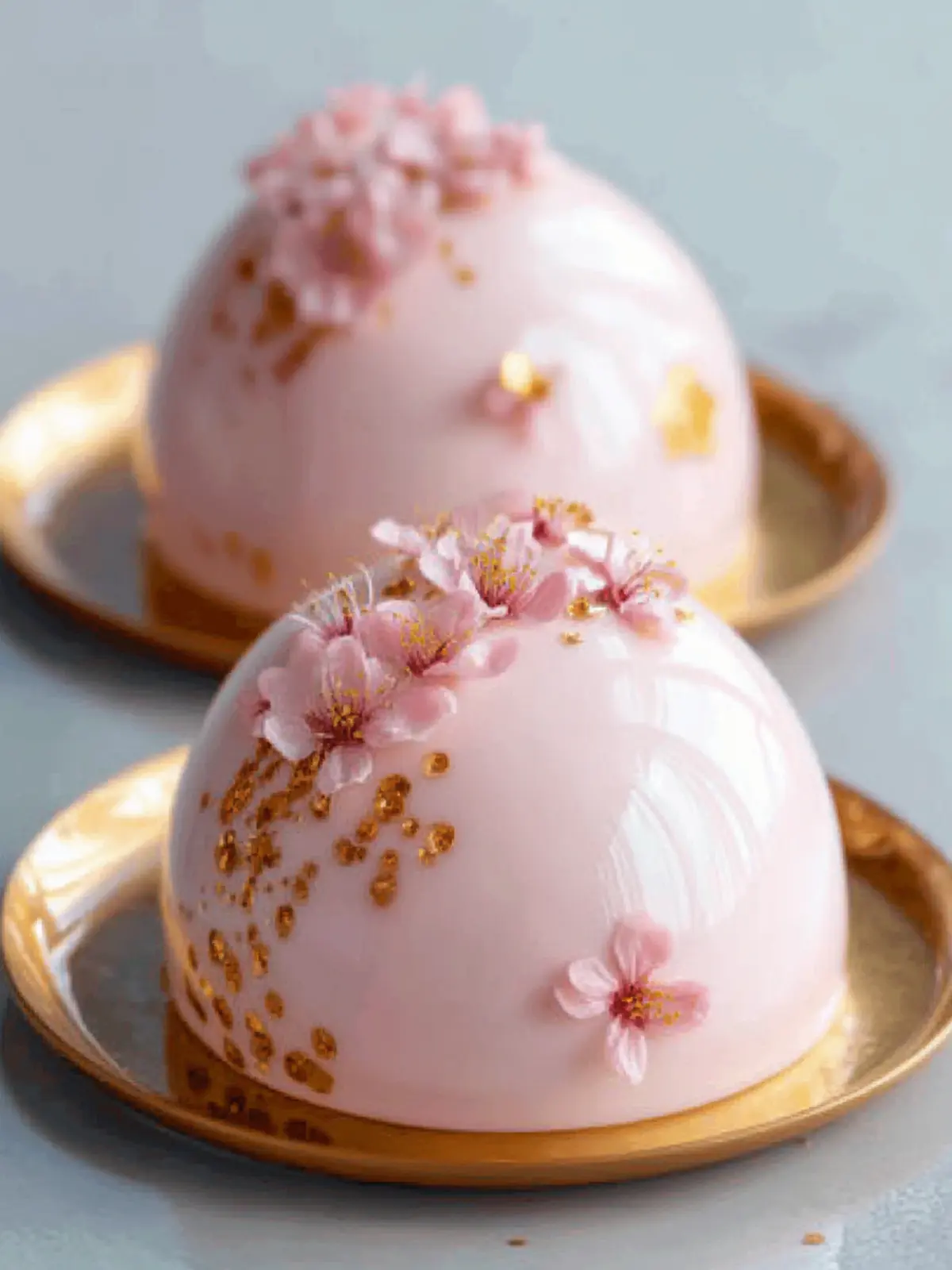Irresistible Cherry Blossom Mousse Domes for Homemade Bliss 4 Cherry Blossom Mousse Domes