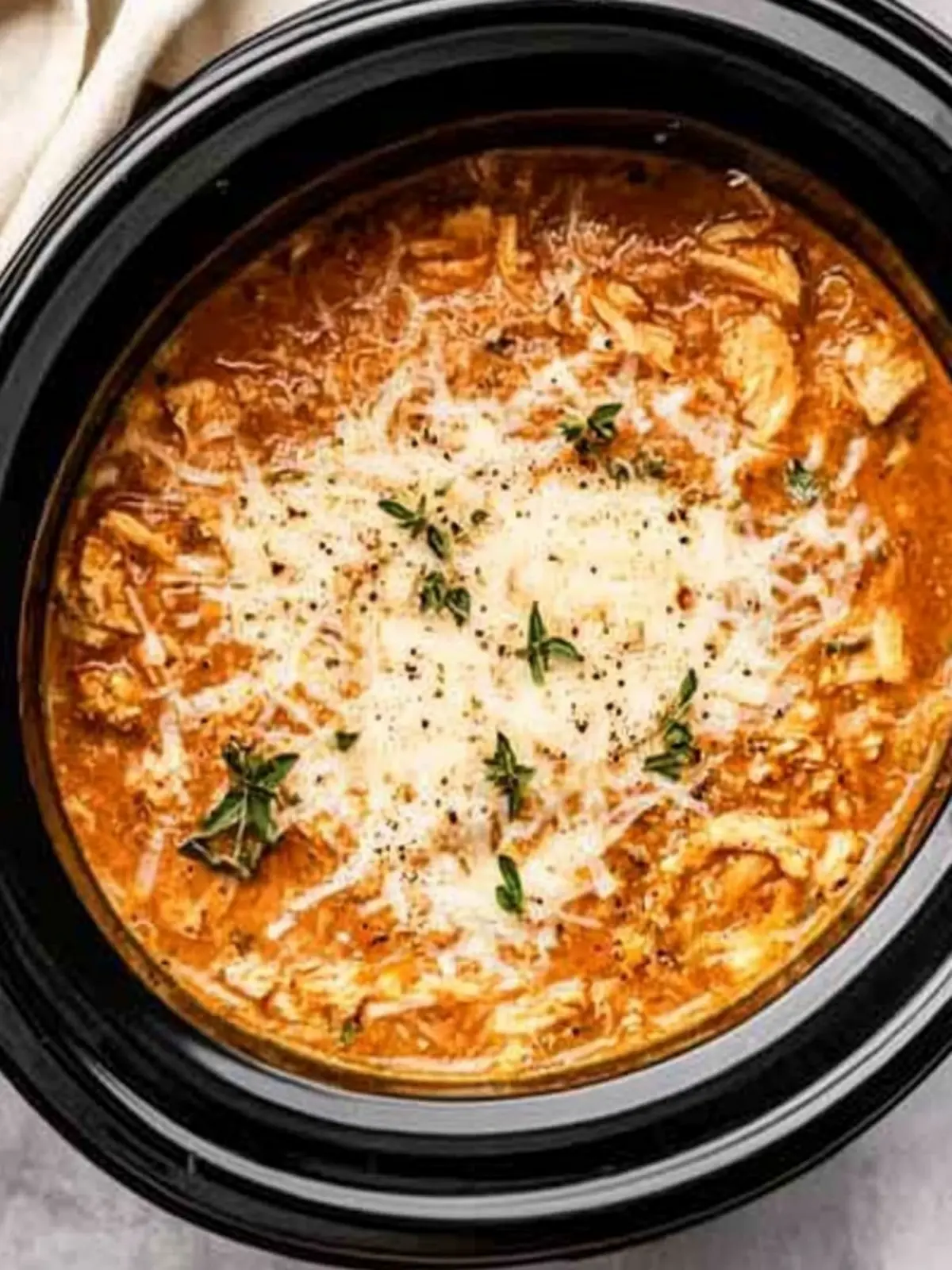 Crockpot Chicken Parmesan Soup That'll Steal Your Heart 2 Crockpot Chicken Parmesan Soup