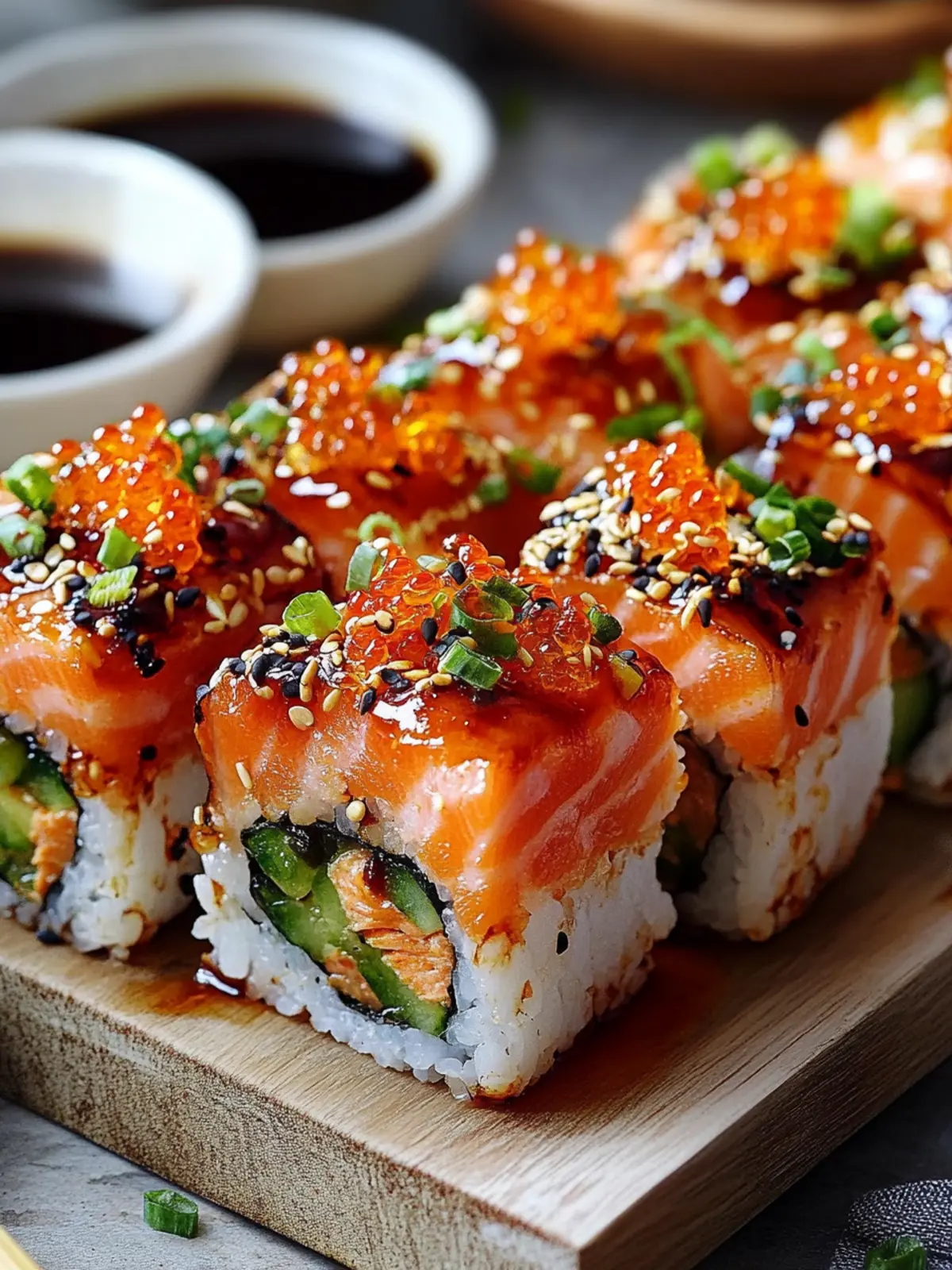 Spicy Salmon Sushi Bake: A Flavorful Twist on Comfort Food 2 Spicy Salmon Sushi Bake